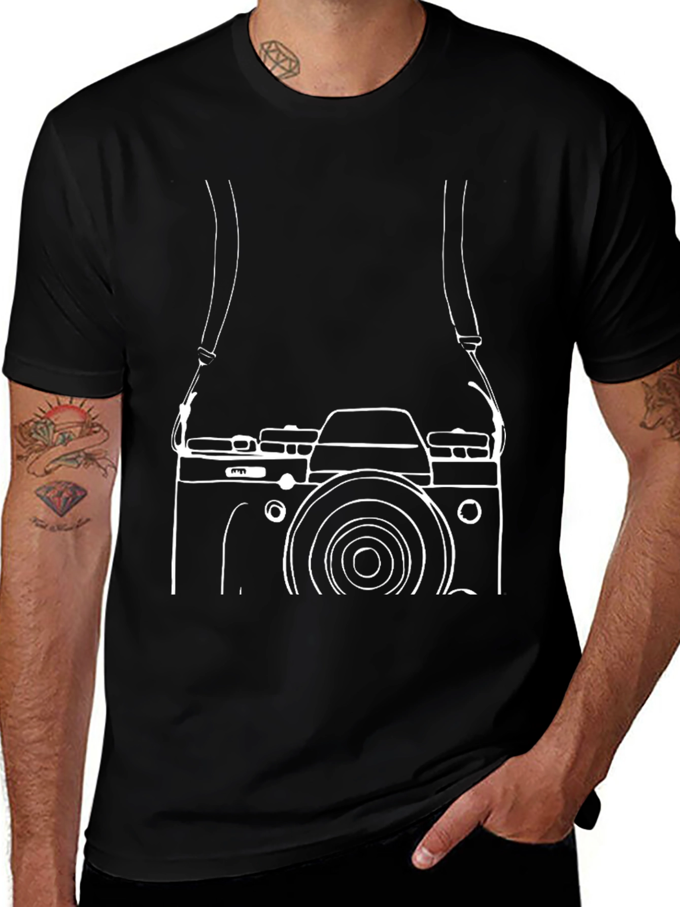 Variant 26 of Camera T-Shirt - Cool Graphic Tee for Photography Lovers