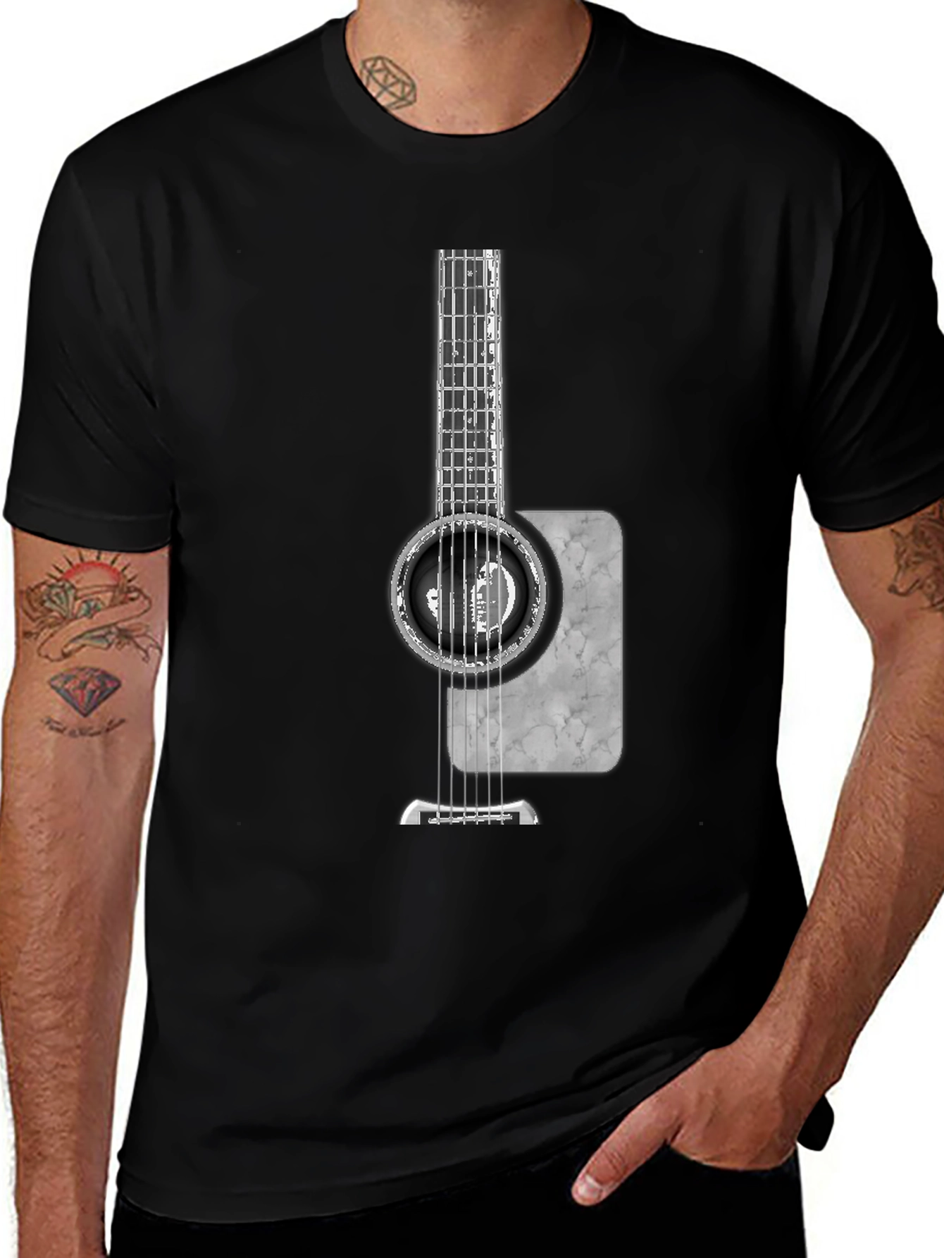 Variant 18 of Guitar Graphic T-Shirt - Unique Music Lover Tee