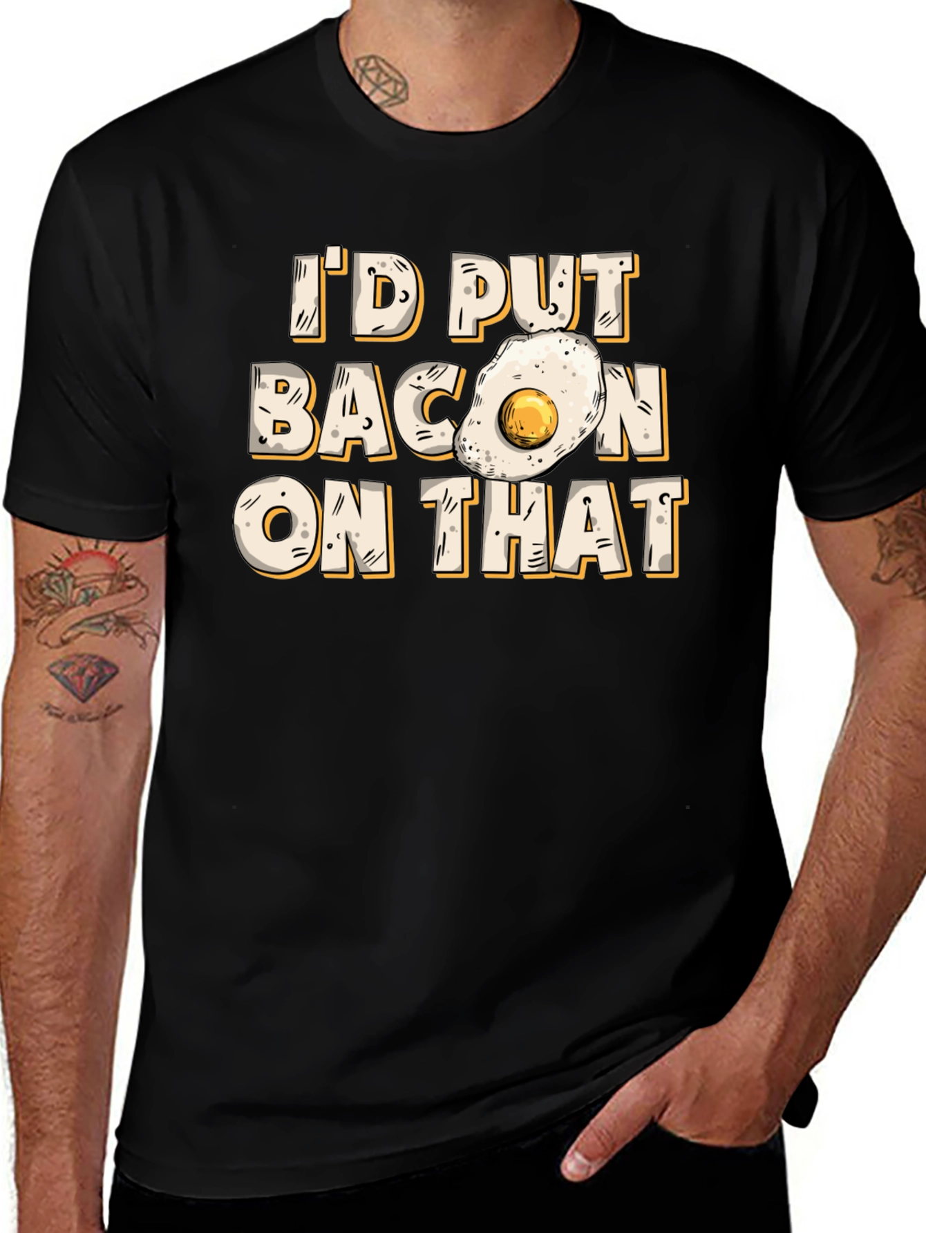Variant 10 of I'd Put Bacon On That T-Shirt, Foodie Gift