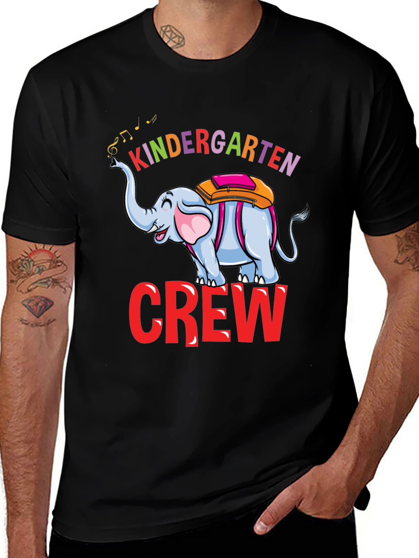 Variant 6 of Kindergarten Crew Elephant T-Shirt