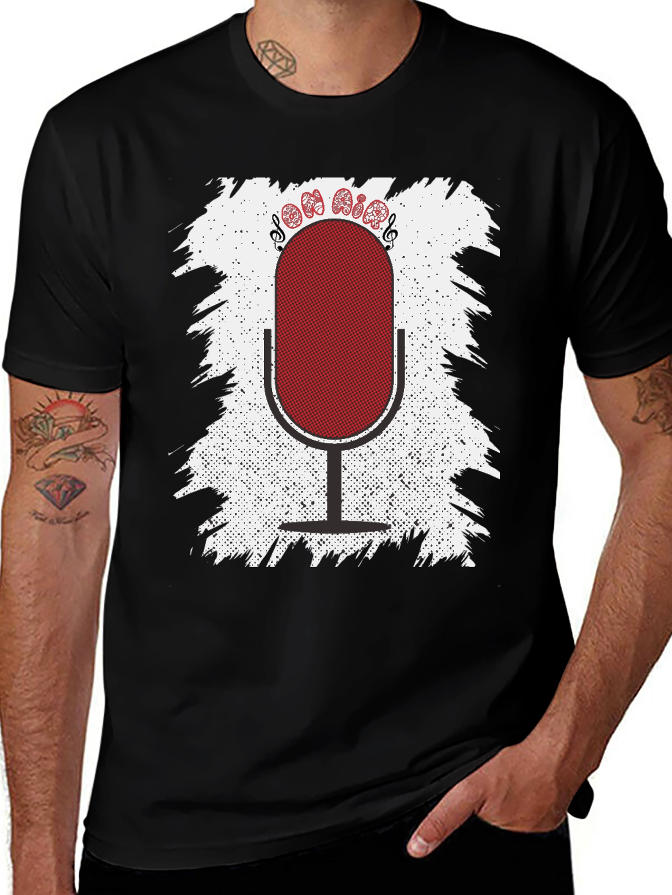 Variant 30 of On Air Microphone T-Shirt