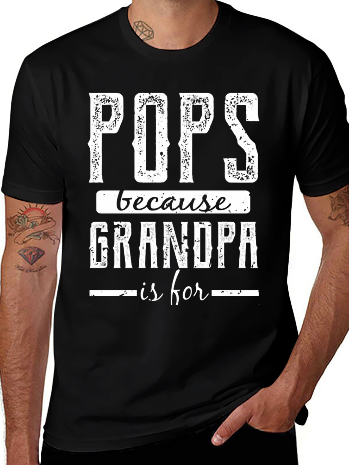 Pops T-Shirt - Grandpa Is For Old Guys