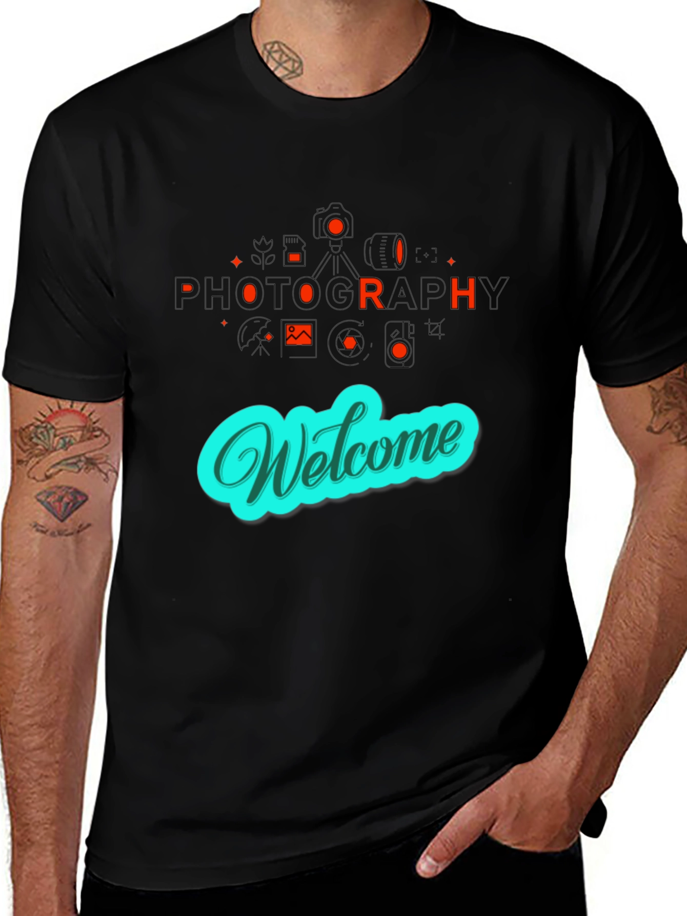 Variant 30 of Photography Welcome T-Shirt - Stylish Graphic Tee