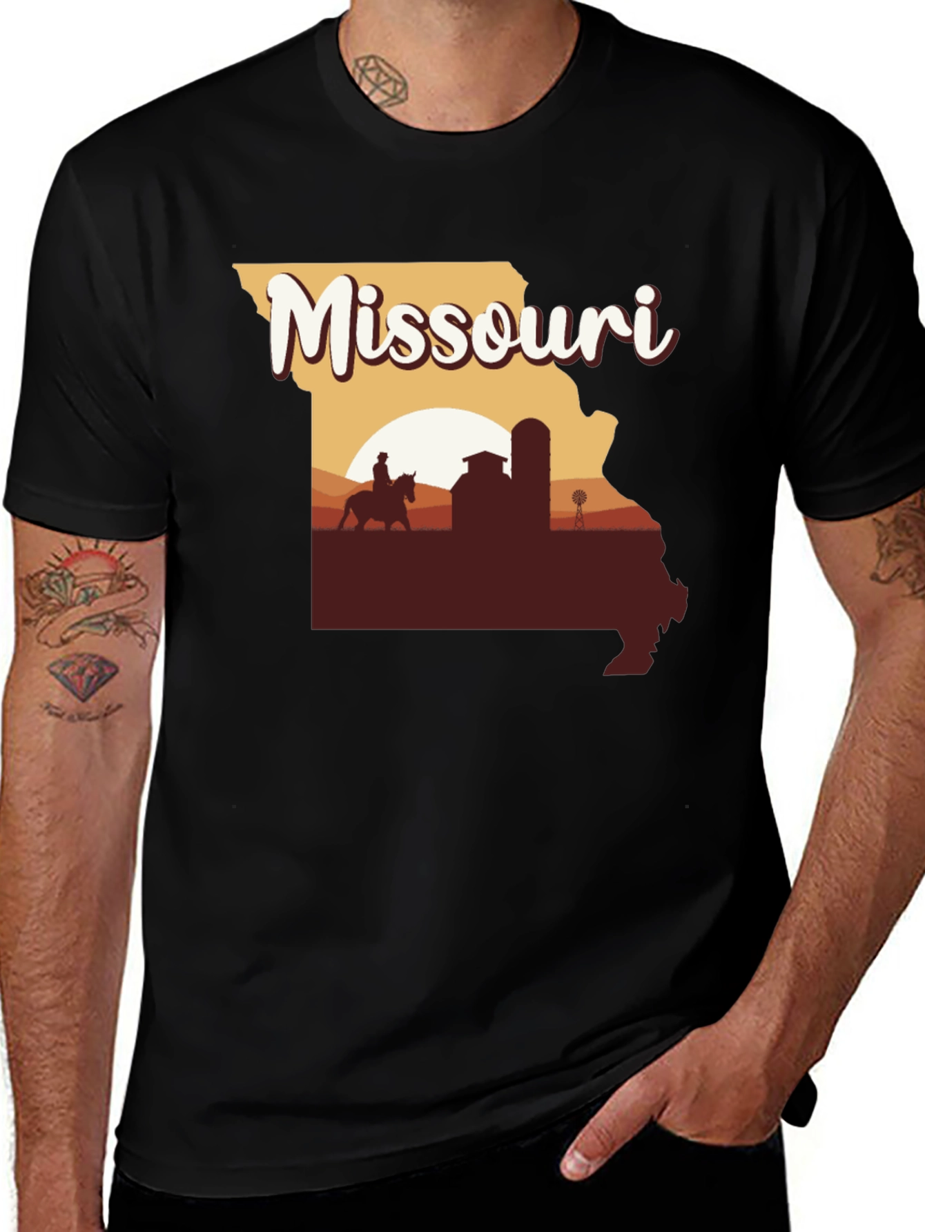 Variant 13 of Missouri State Silhouette T-Shirt