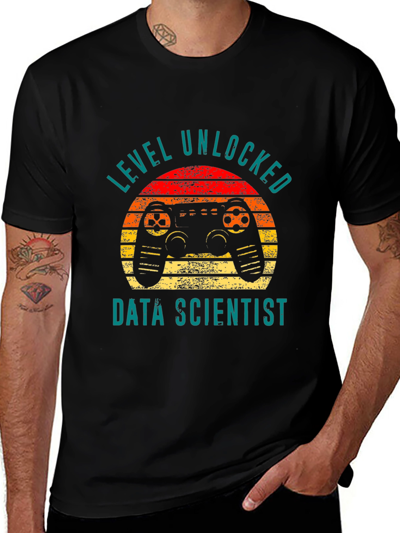 Variant 13 of Level Unlocked Data Scientist T-Shirt