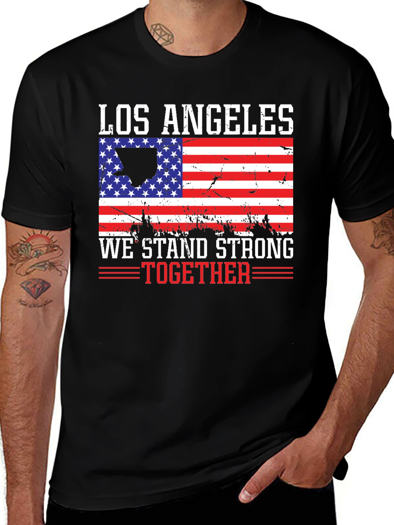 Variant 25 of Los Angeles We Stand Strong Graphic Tee