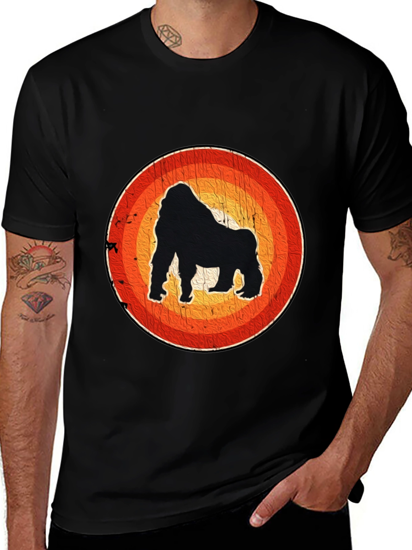 Variant 6 of Retro Gorilla T-Shirt - Vintage Style Ape Tee