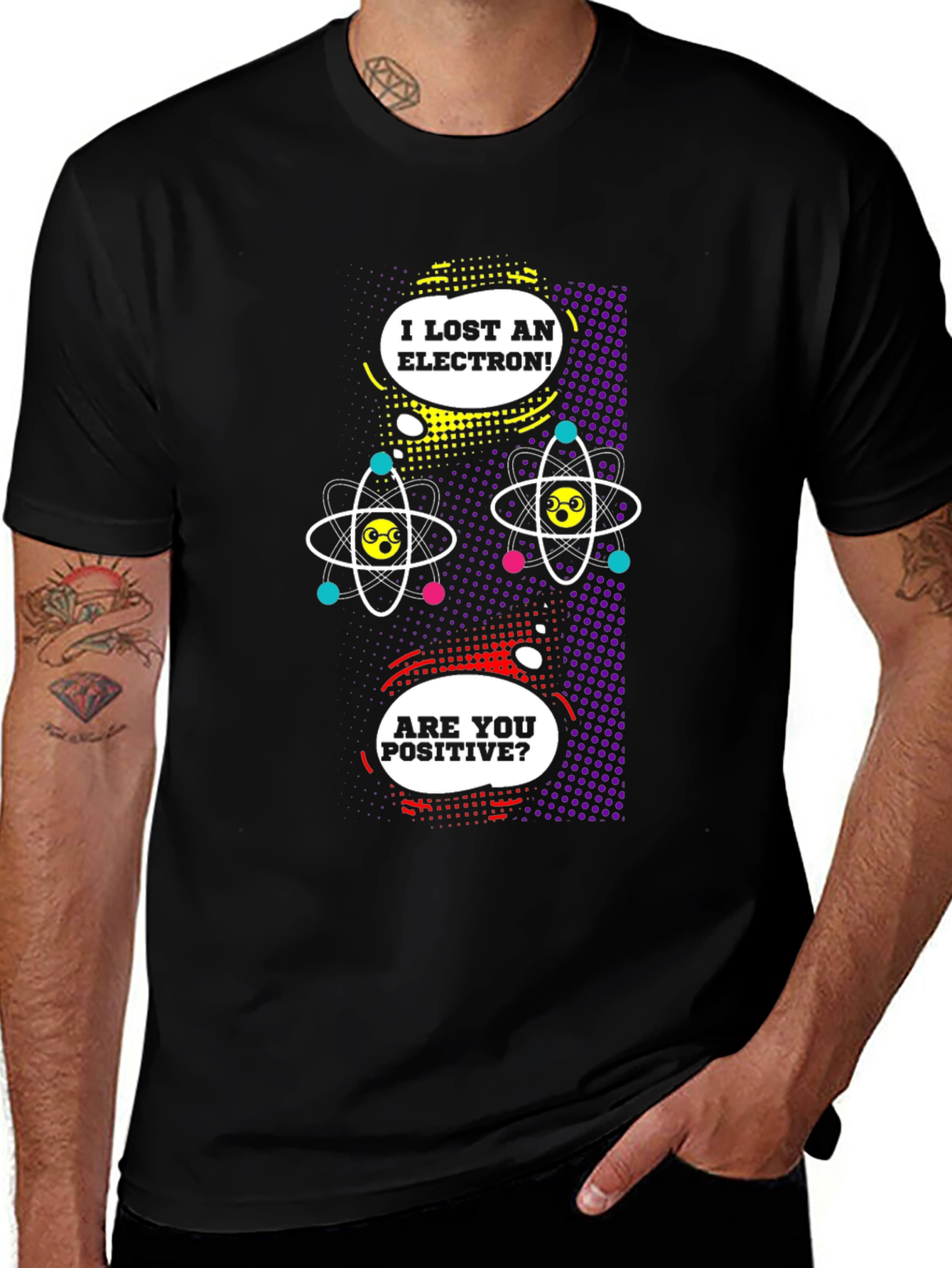 Variant 3 of Lost Electron T-Shirt - Funny Science Humor