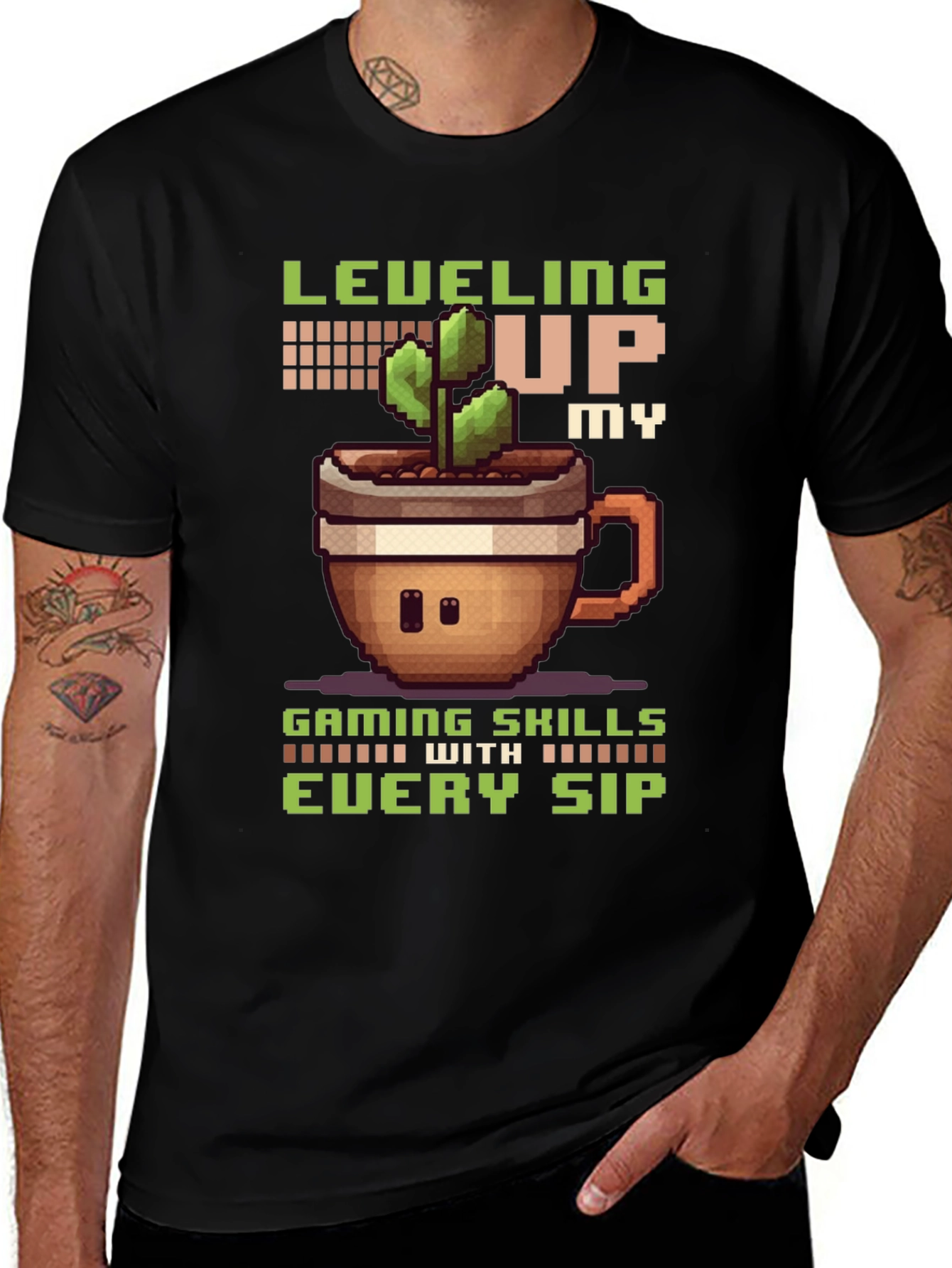 Variant 26 of Leveling Up Gaming Skills T-Shirt