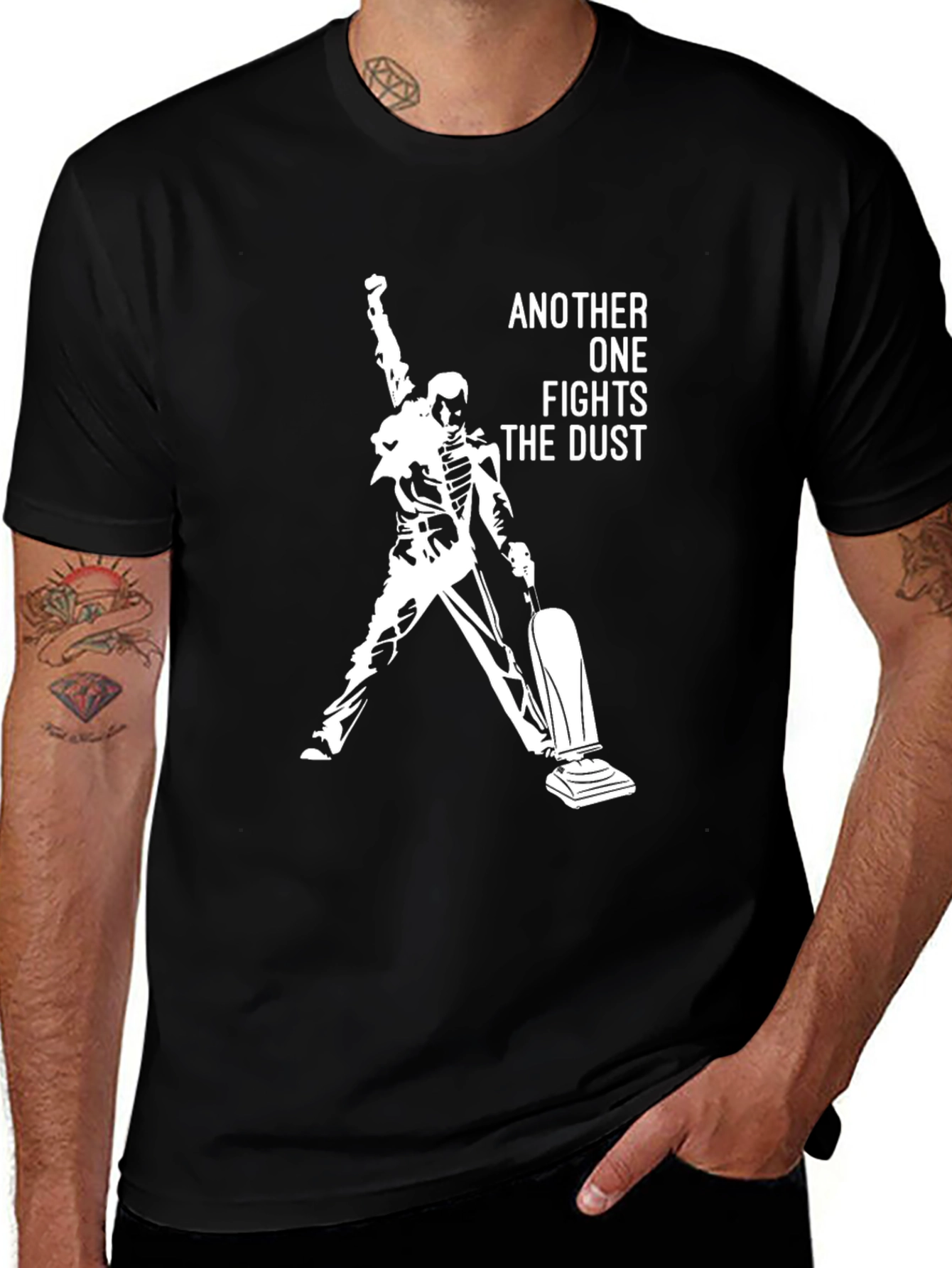Variant 7 of Another One Fights the Dust Funny Graphic T-Shirt