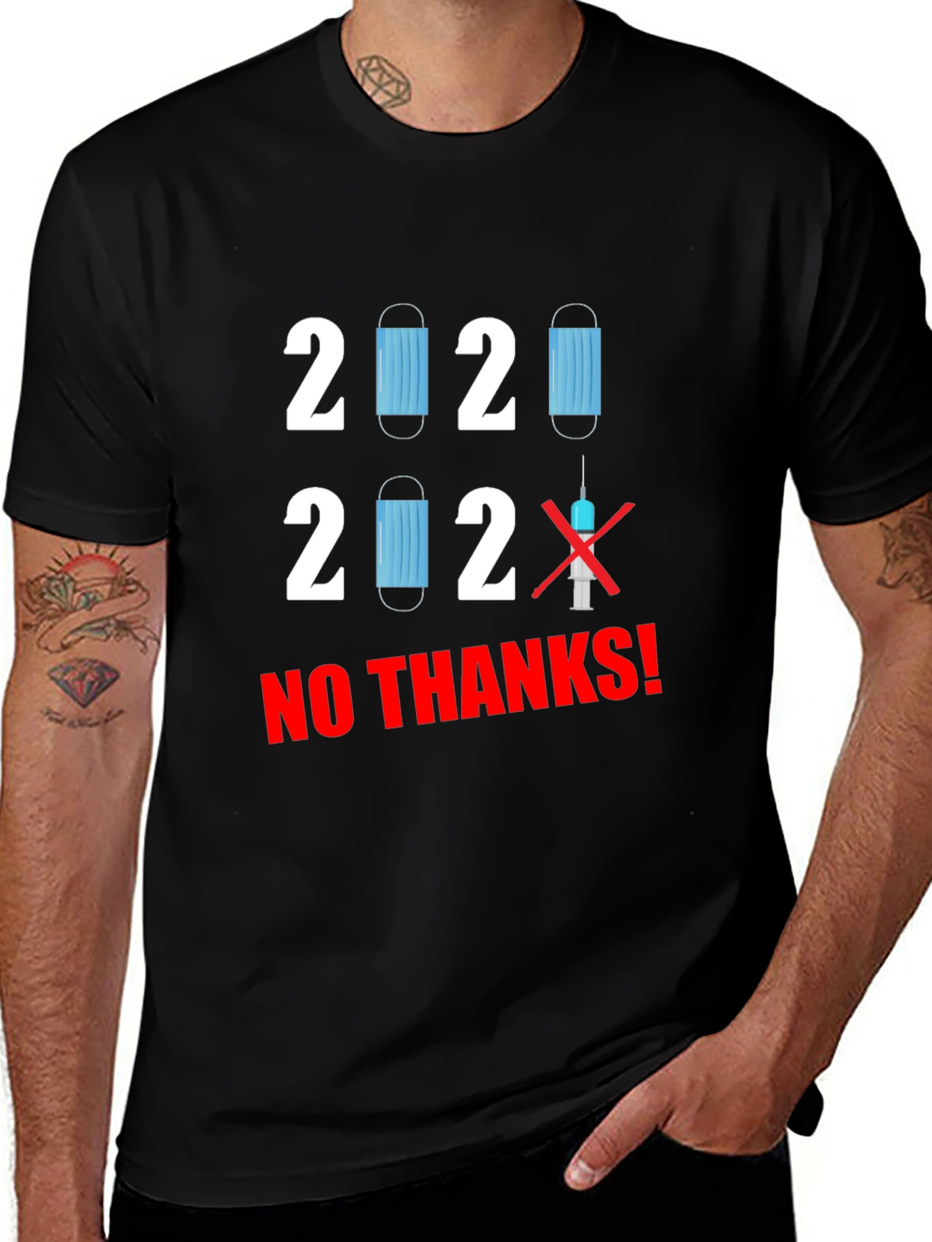 Variant 18 of 2020, 202X No Thanks! T-Shirt