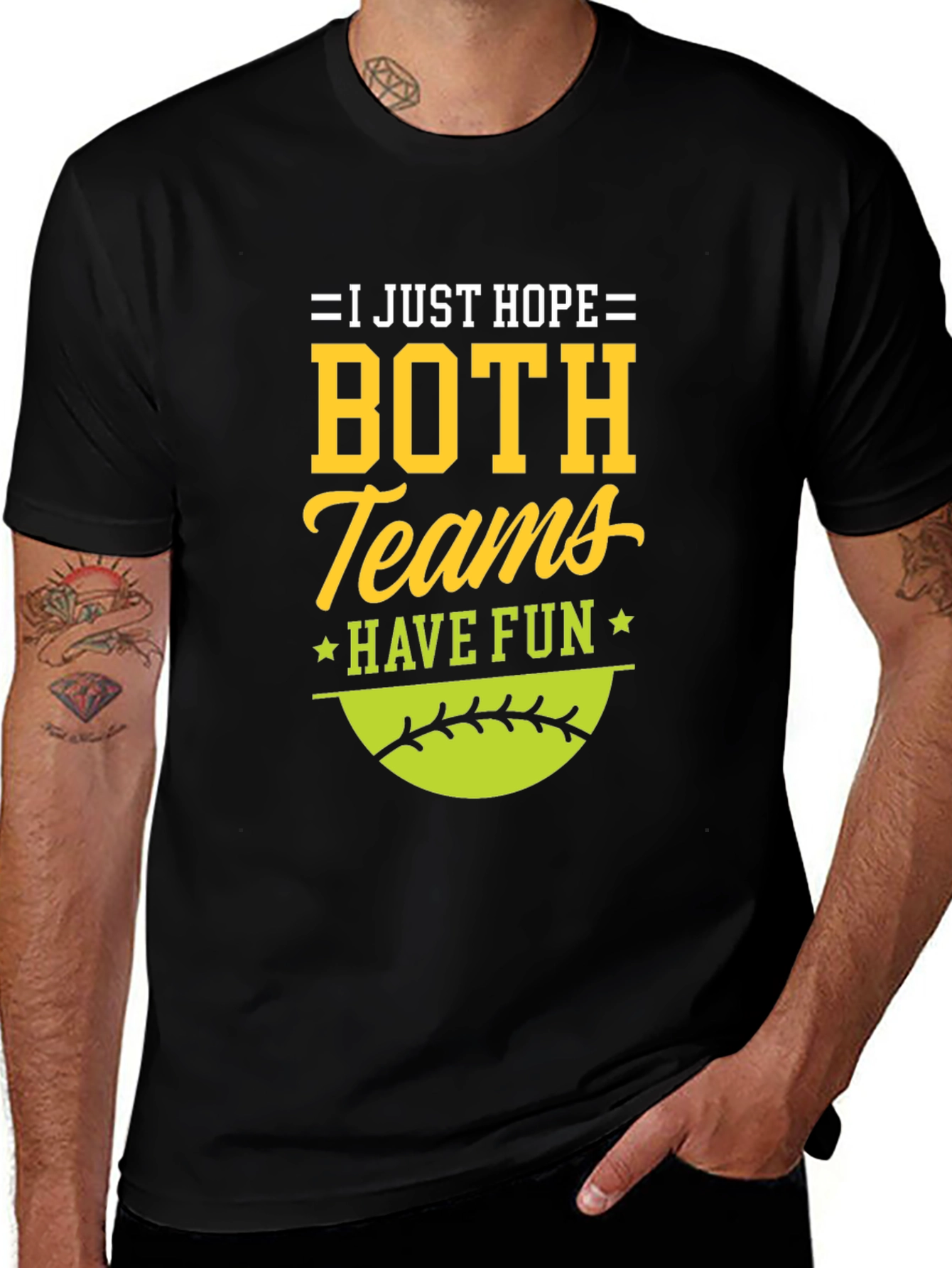 Variant 8 of I Just Hope Both Teams Have Fun T-Shirt