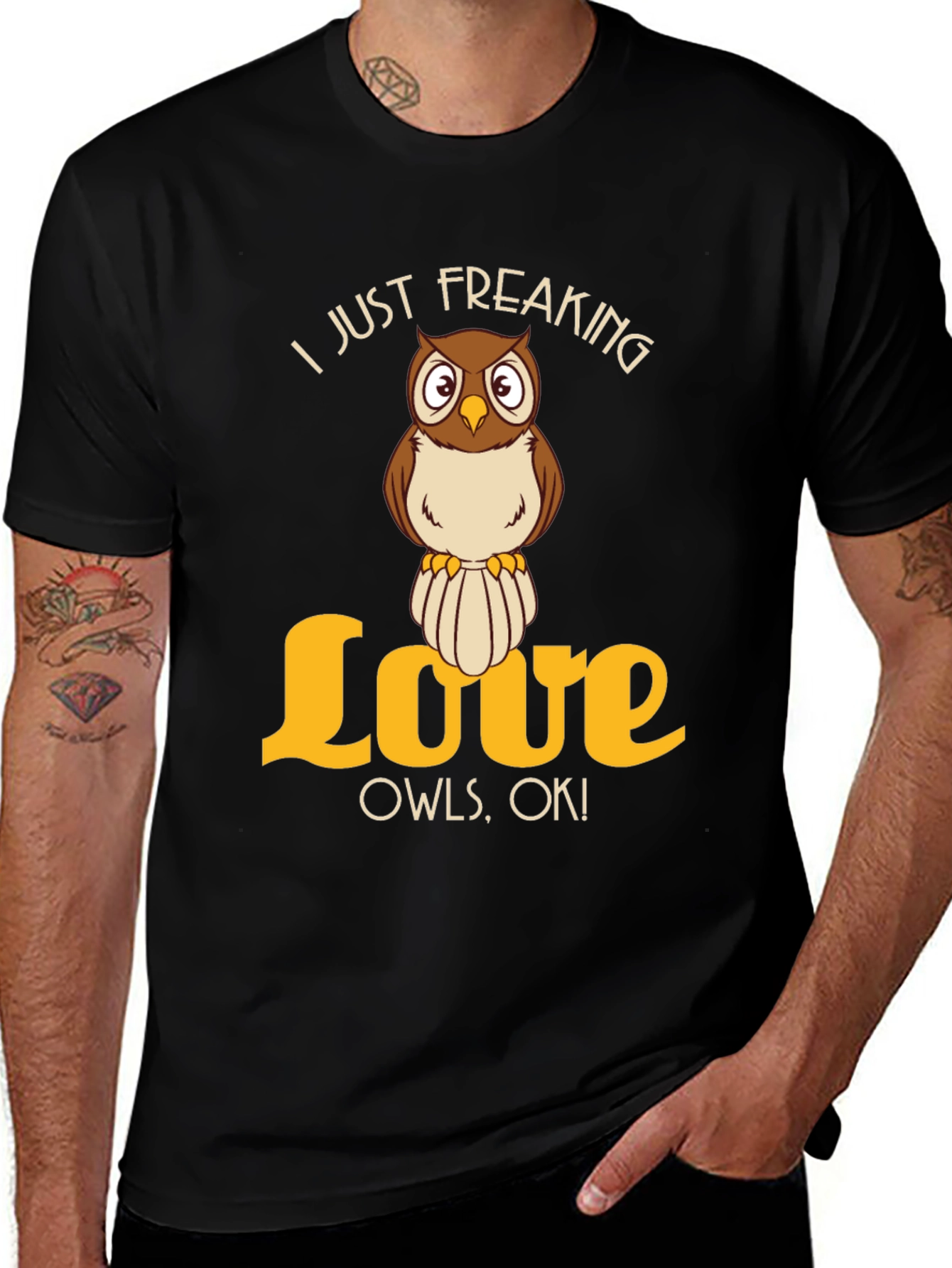 Variant 19 of I Just Freaking Love Owls T-Shirt
