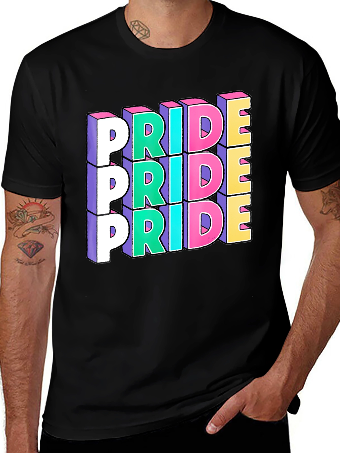 Variant 19 of Pride Graphic T-Shirt - Colorful LGBTQ+ Tee