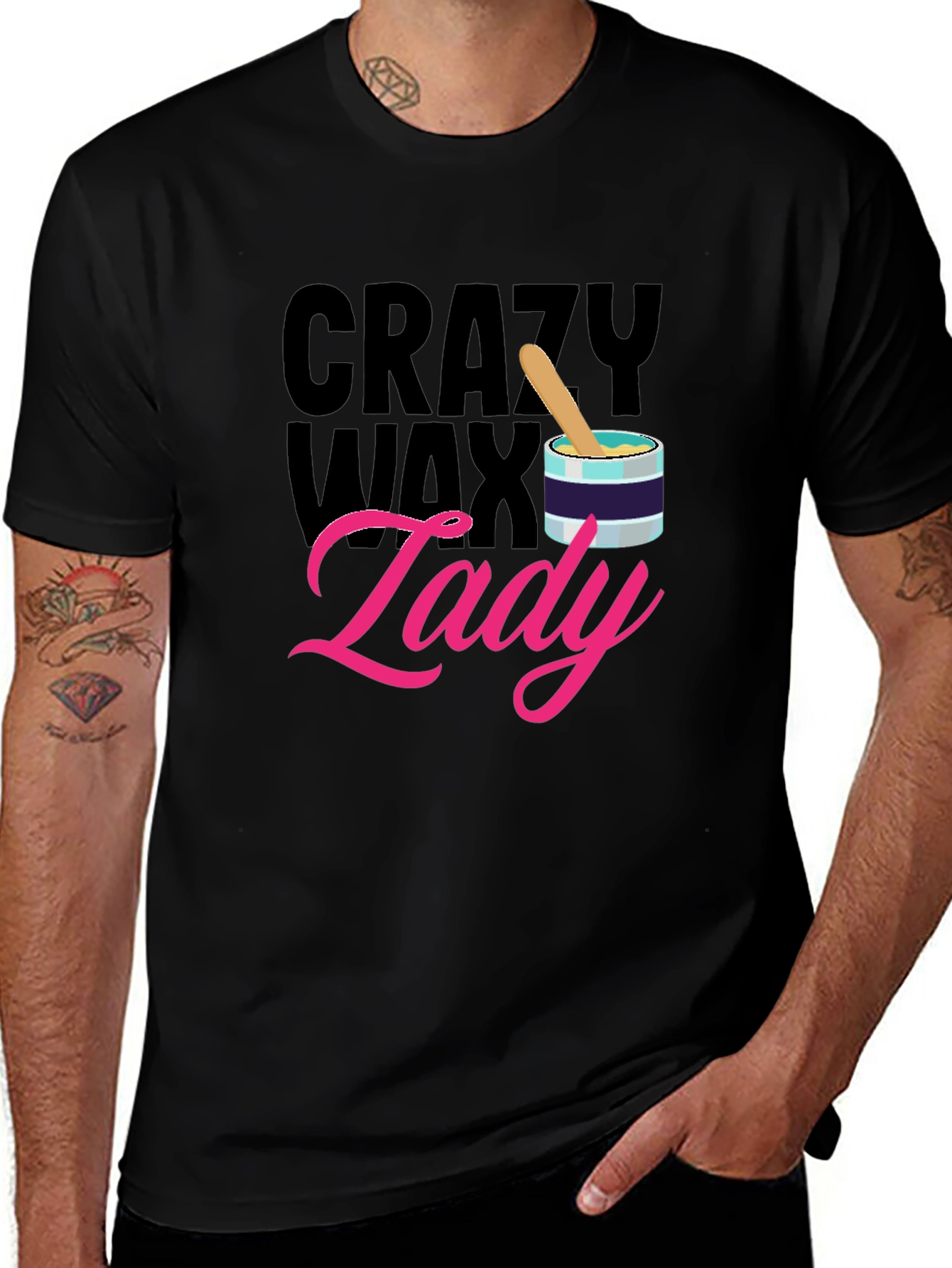 Crazy Wax Lady T-Shirt - Funny Esthetician Tee