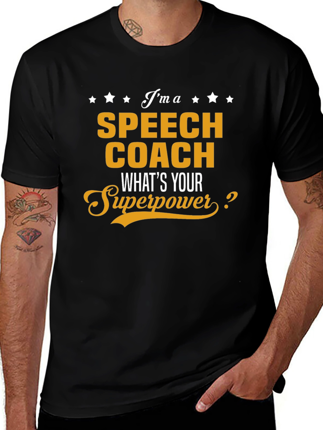 Variant 4 of Speech Coach Superpower Tee - Funny Job Gift