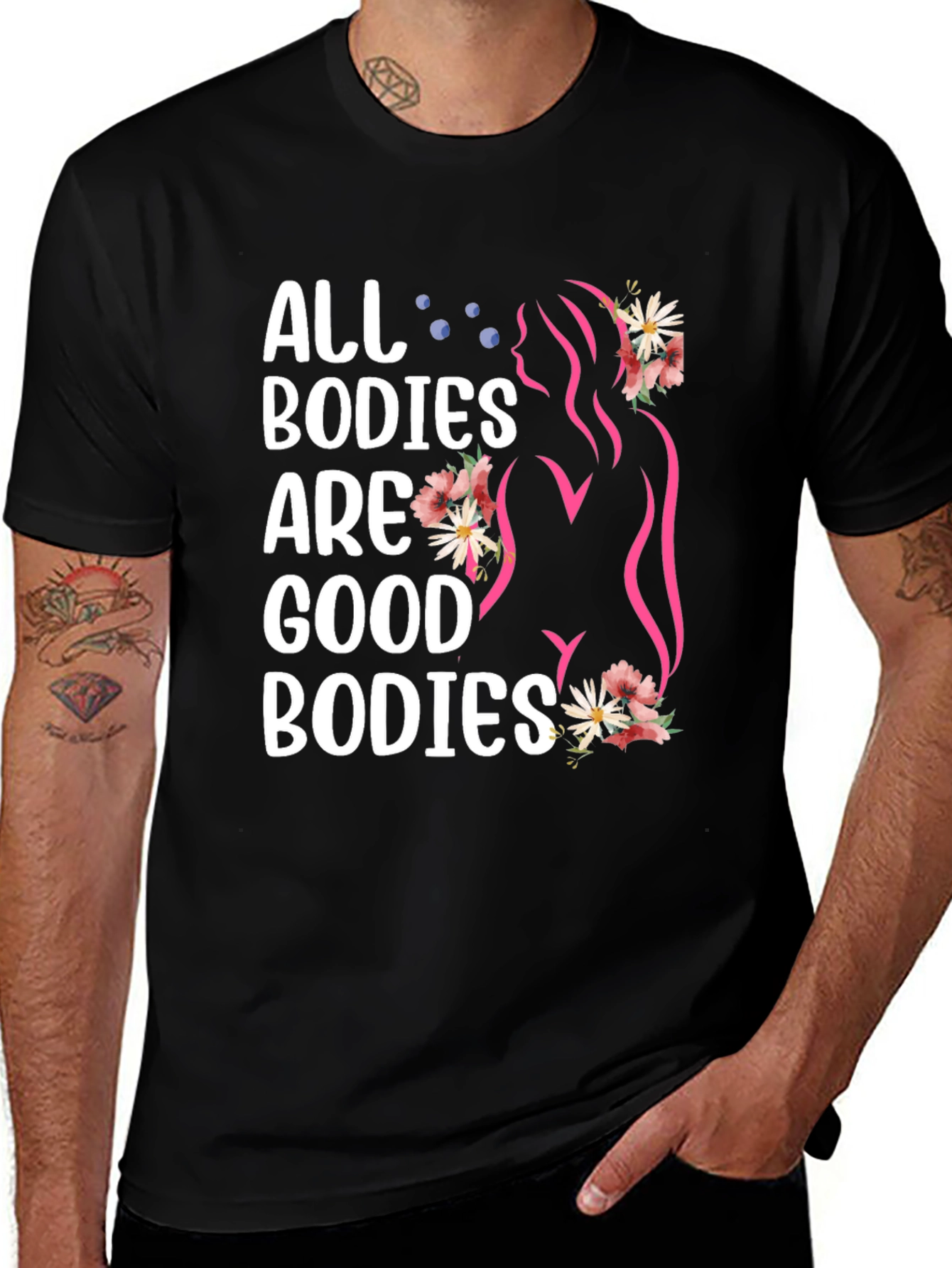 Variant 25 of All Bodies Are Good Bodies Graphic Tee