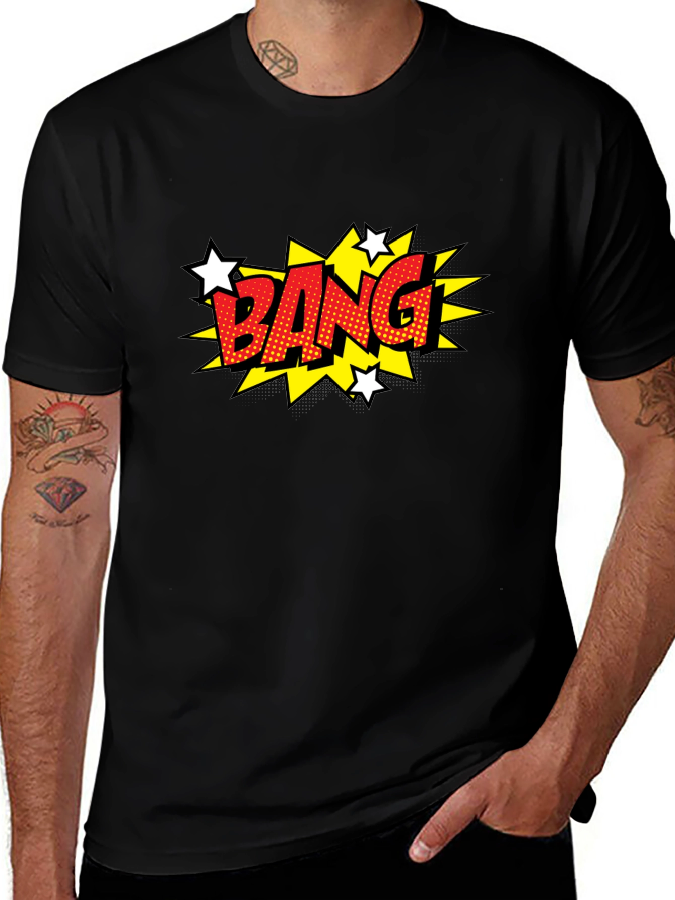 Variant 30 of Bang Comic Book T-Shirt - Novelty Graphic Tee