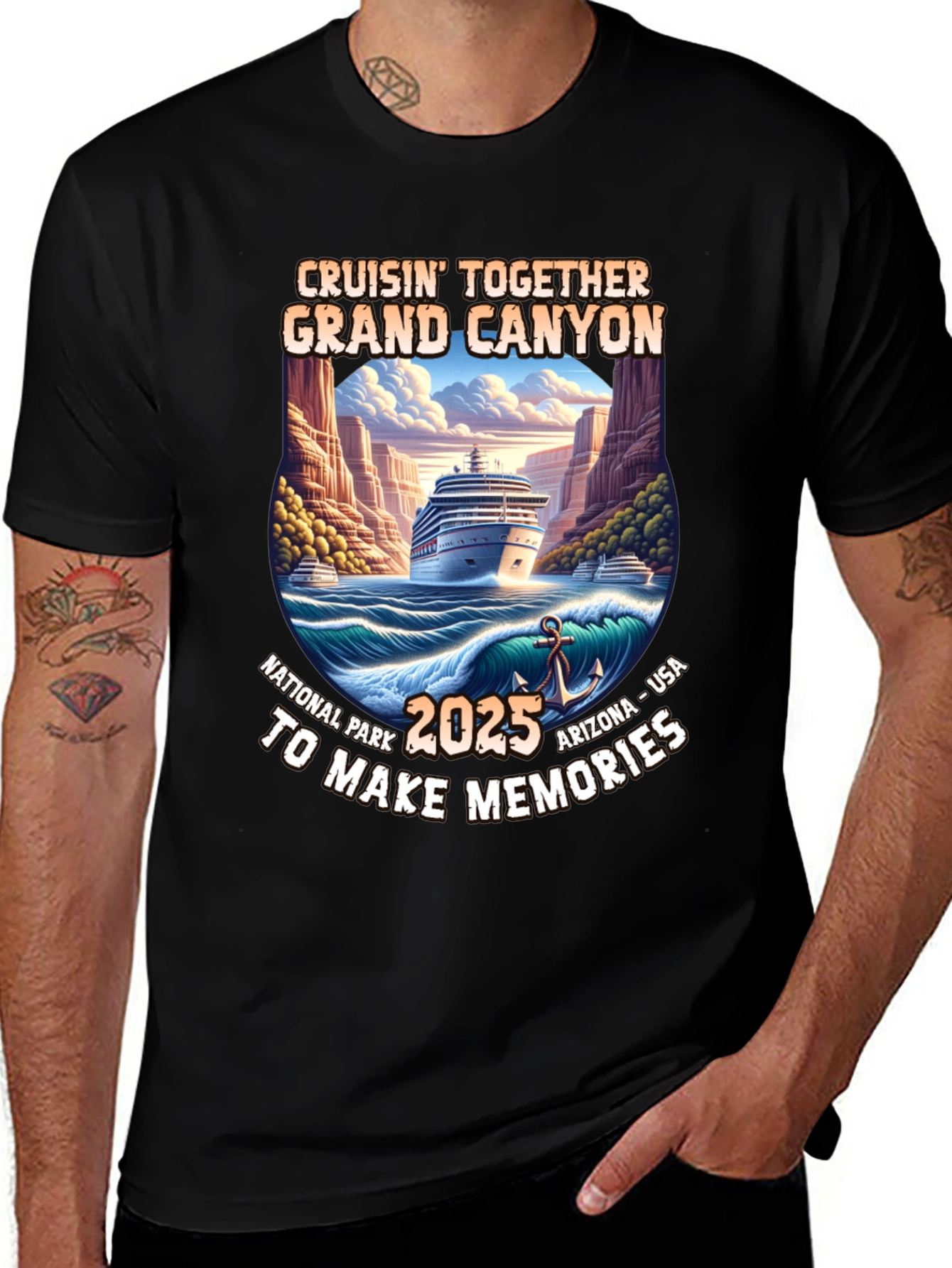 Variant 24 of Cruisin' Together Grand Canyon 2025 T-Shirt