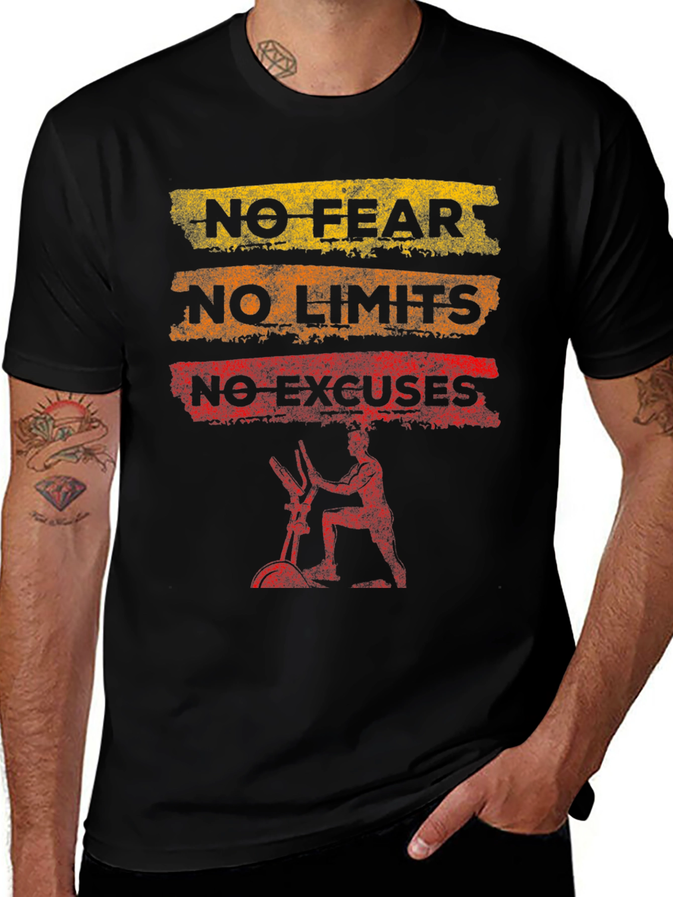 No Fear, No Limits, No Excuses T-Shirt
