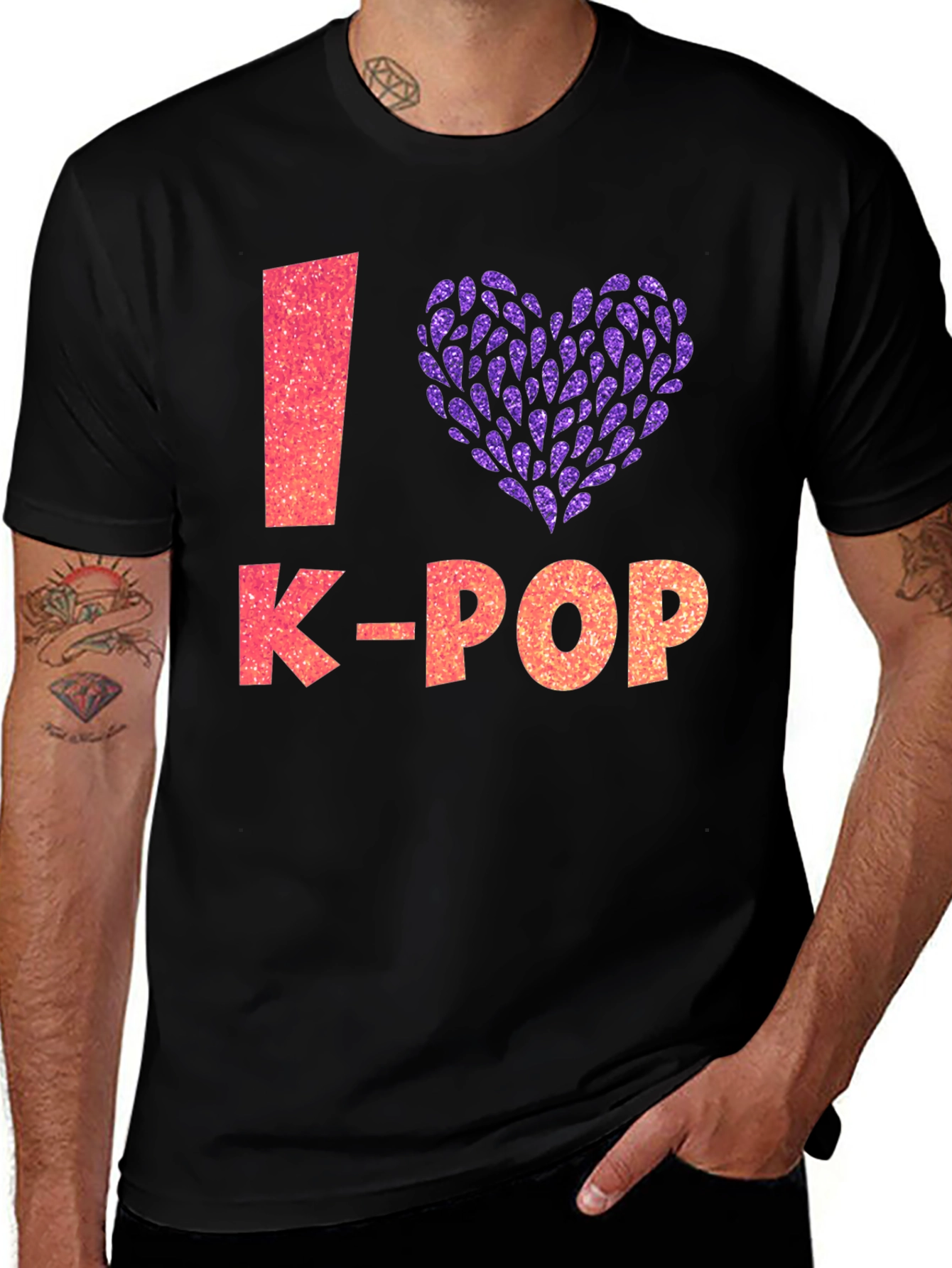 I Heart K-Pop Graphic Tee