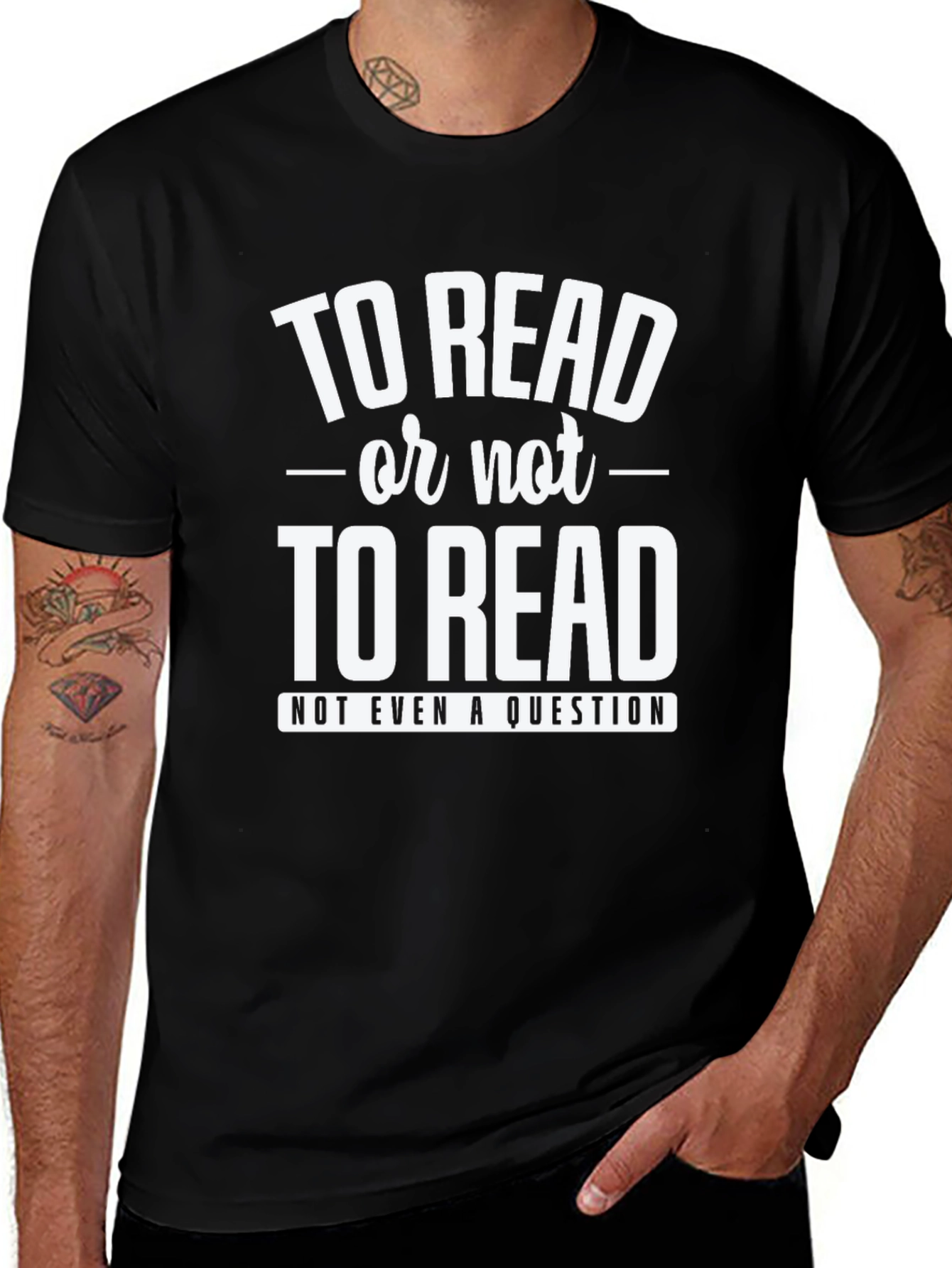 Variant 10 of To Read Or Not To Read Graphic Tee