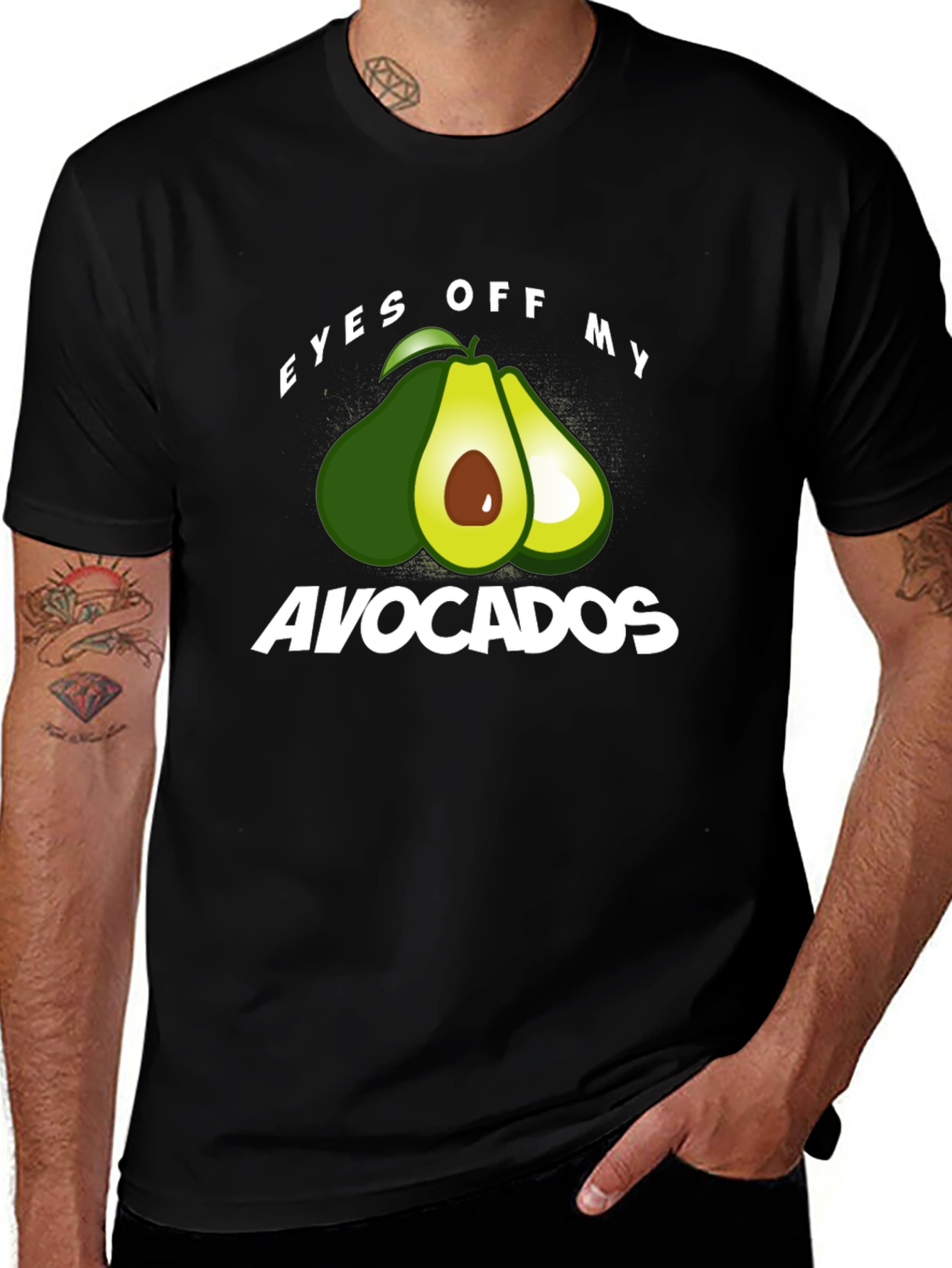 Variant 7 of Eyes Off My Avocados Graphic T-Shirt