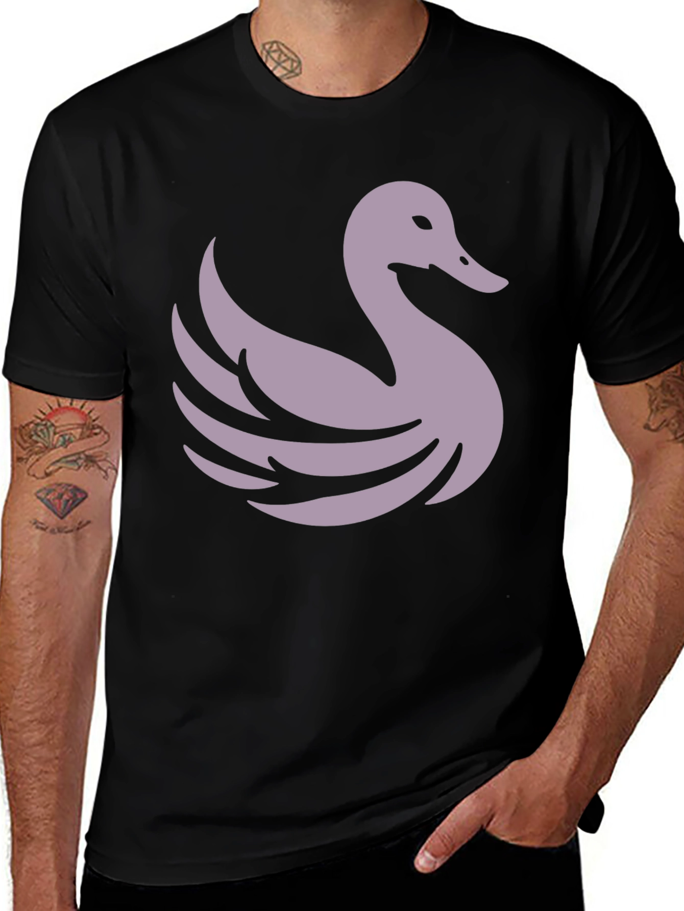 Variant 30 of Duck Graphic T-Shirt - Soft Cotton Blend
