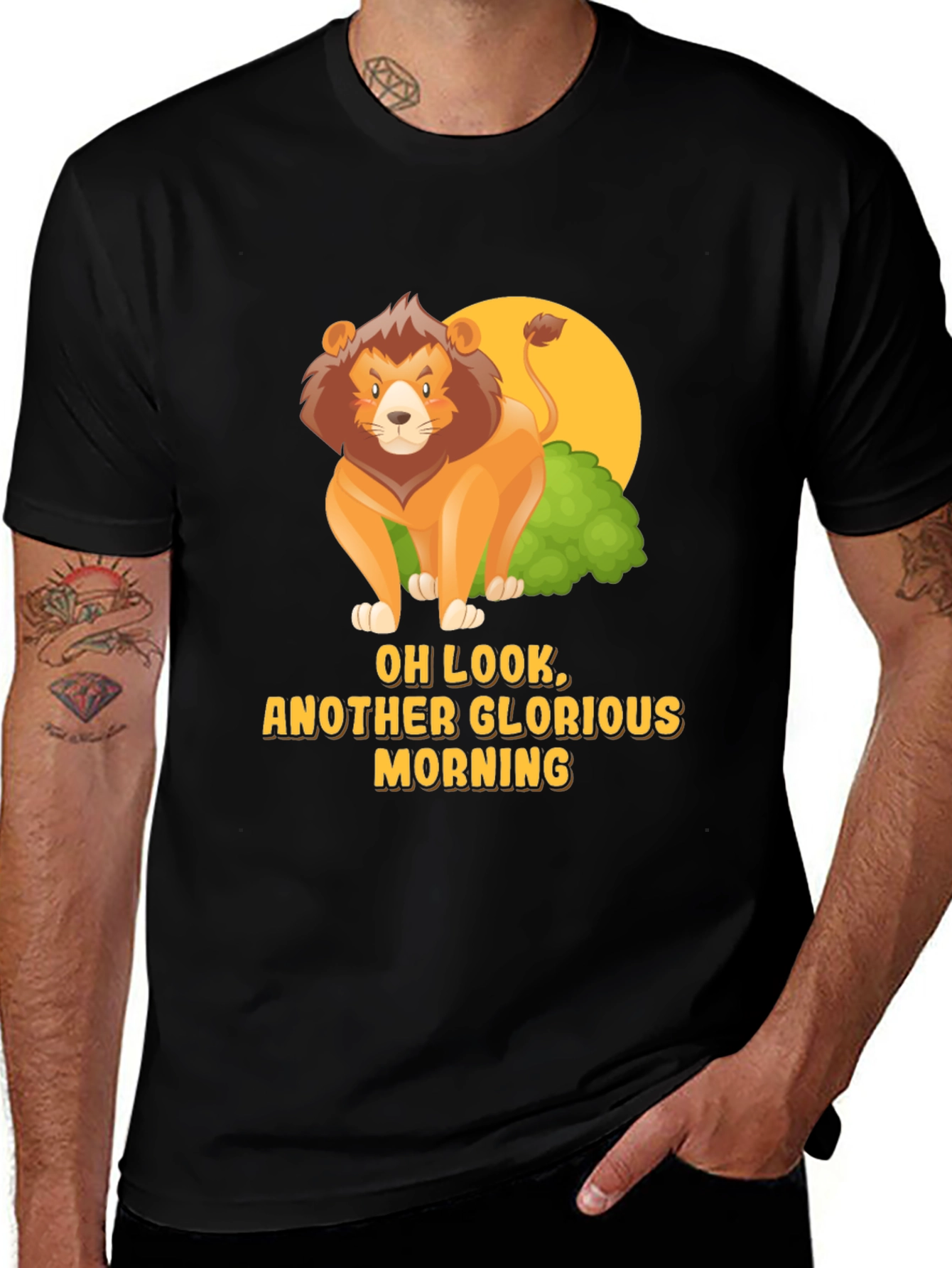 Lion 'Another Glorious Morning' Graphic T-Shirt
