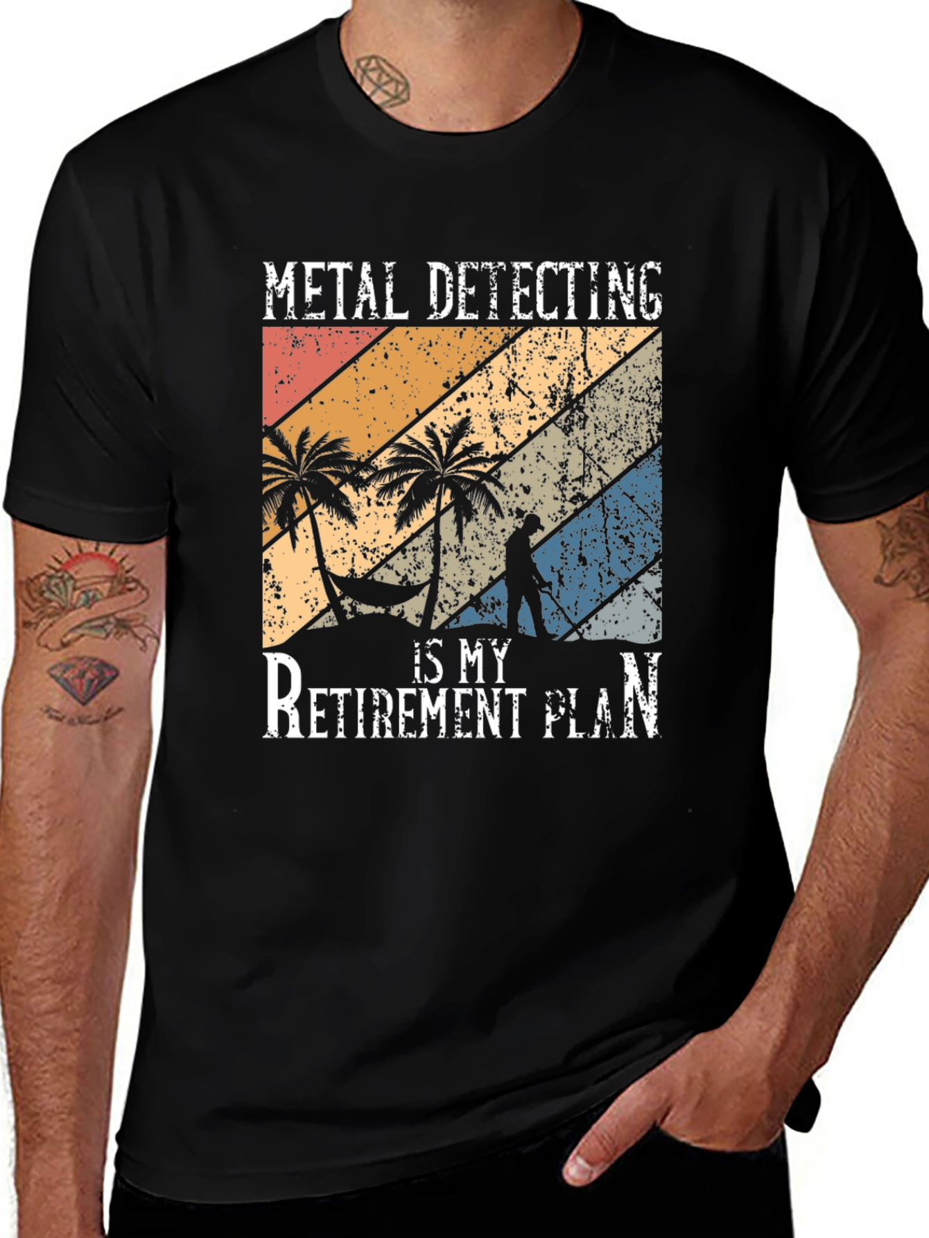 Variant 29 of Metal Detecting Retirement Plan T-Shirt