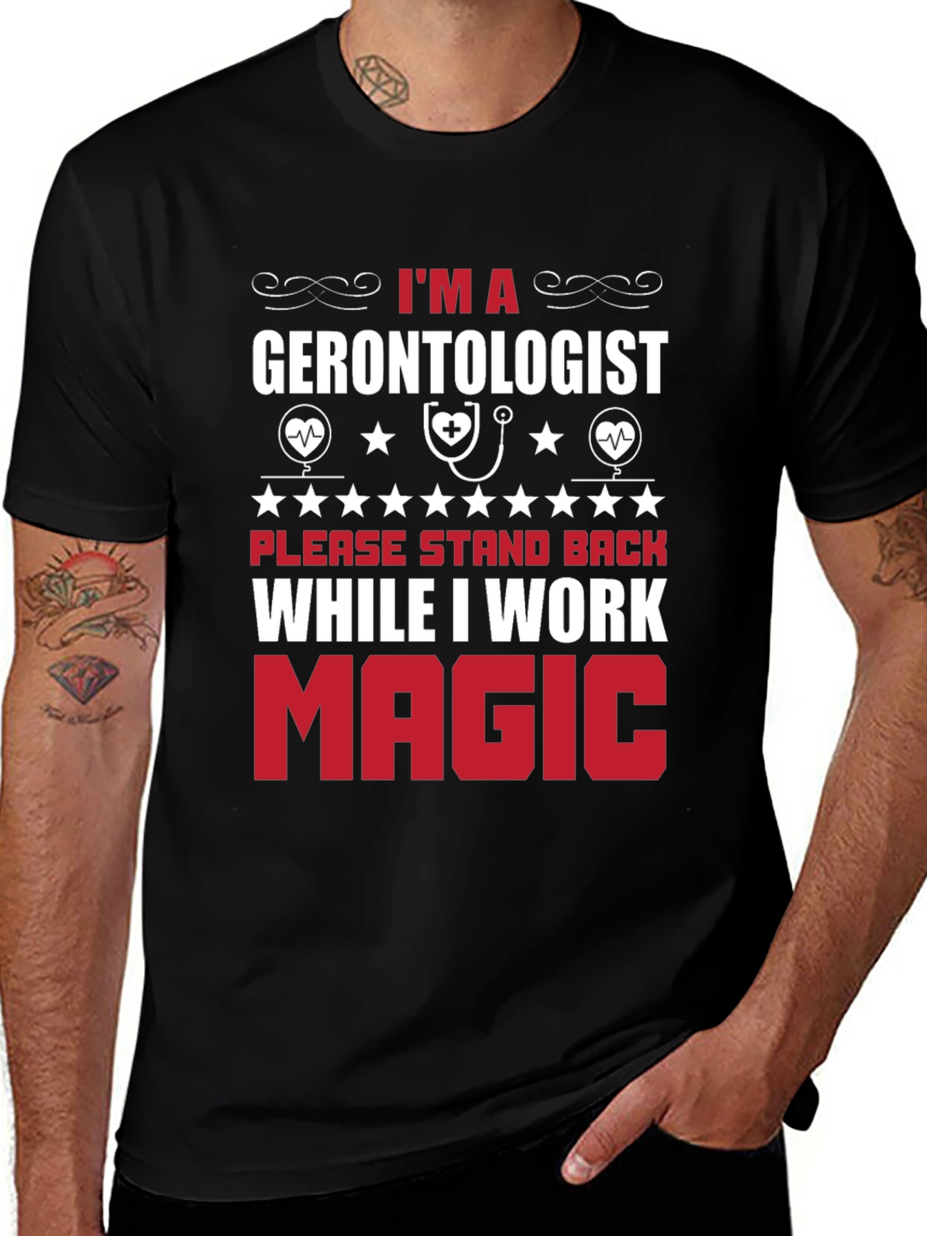 Variant 9 of Gerontologist Magic Work T-Shirt