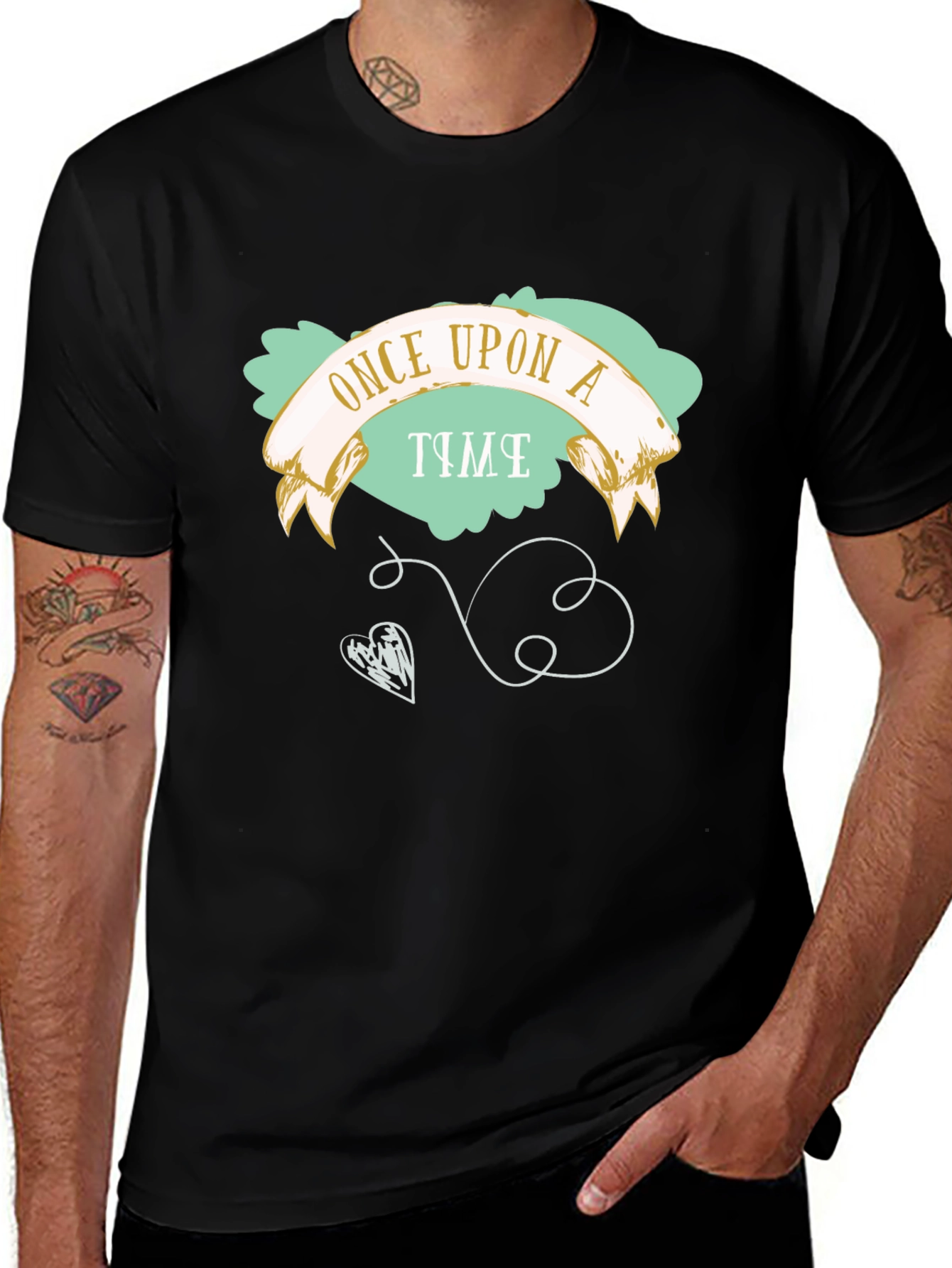 Variant 3 of Once Upon a Time Graphic Tee - Whimsical Cotton Shirt
