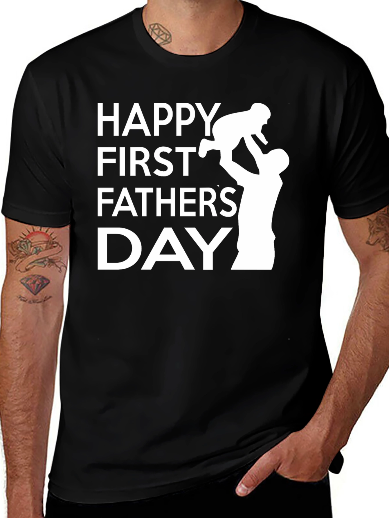 Variant 30 of Happy First Father's Day Graphic T-Shirt