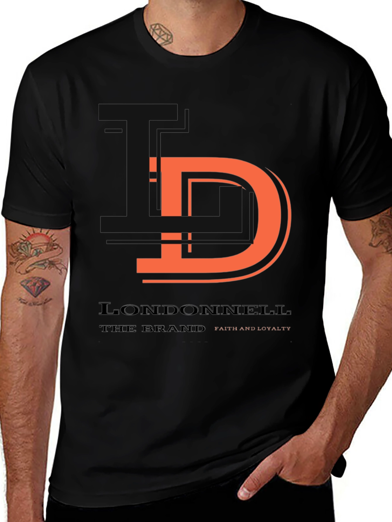 Variant 17 of Londonnell Graphic T-Shirt - Black