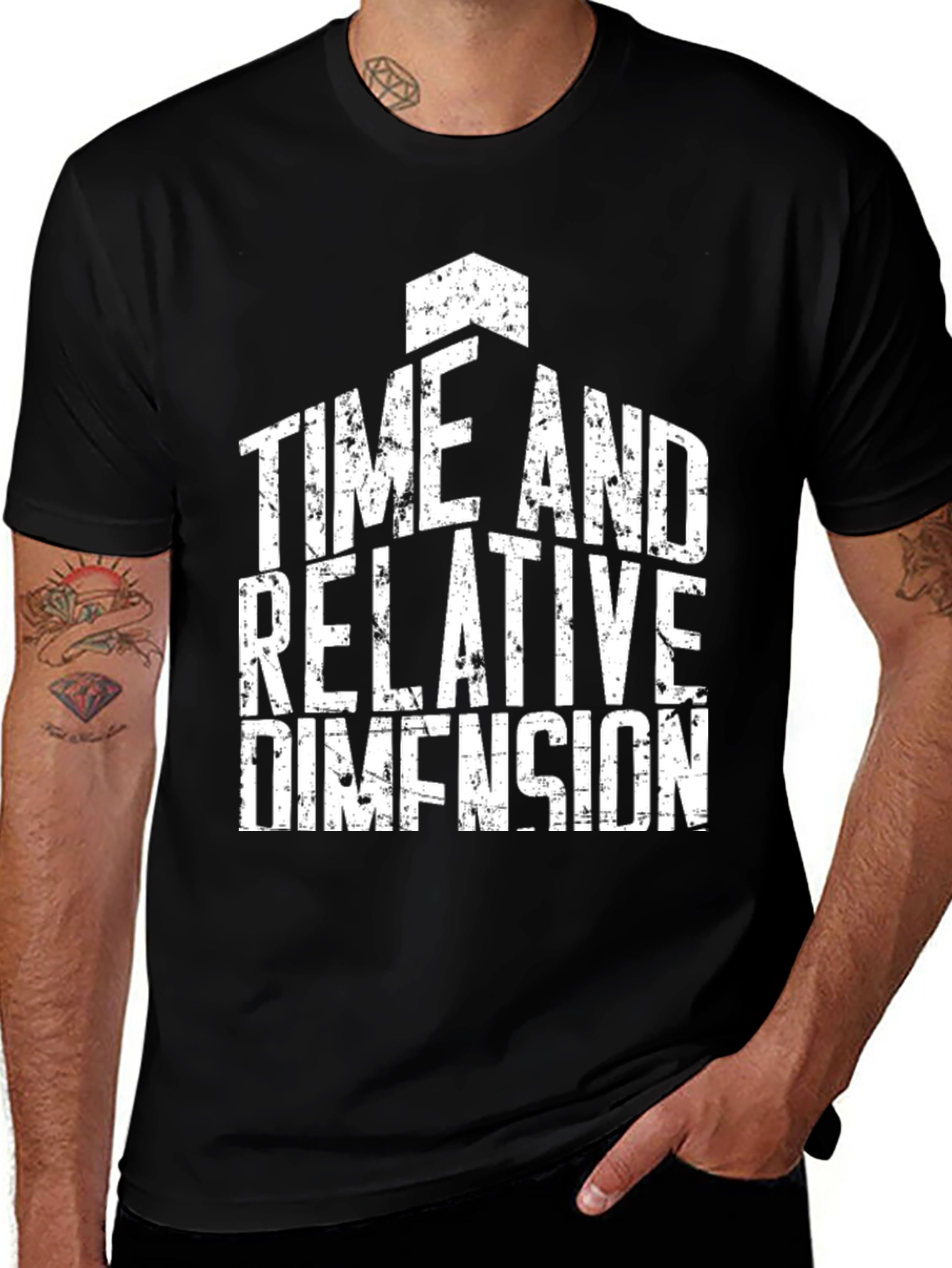 Variant 28 of Time And Relative Dimension Graphic T-Shirt