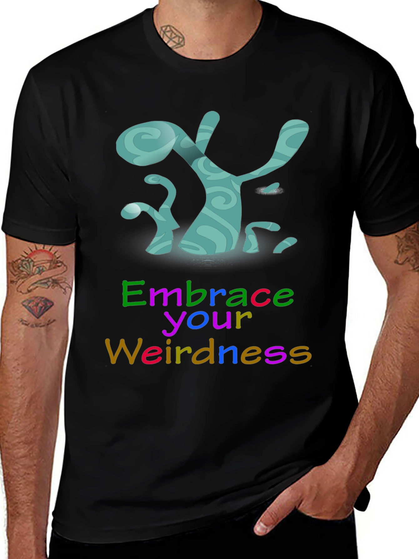 Variant 15 of Embrace Your Weirdness T-Shirt - Unique Design