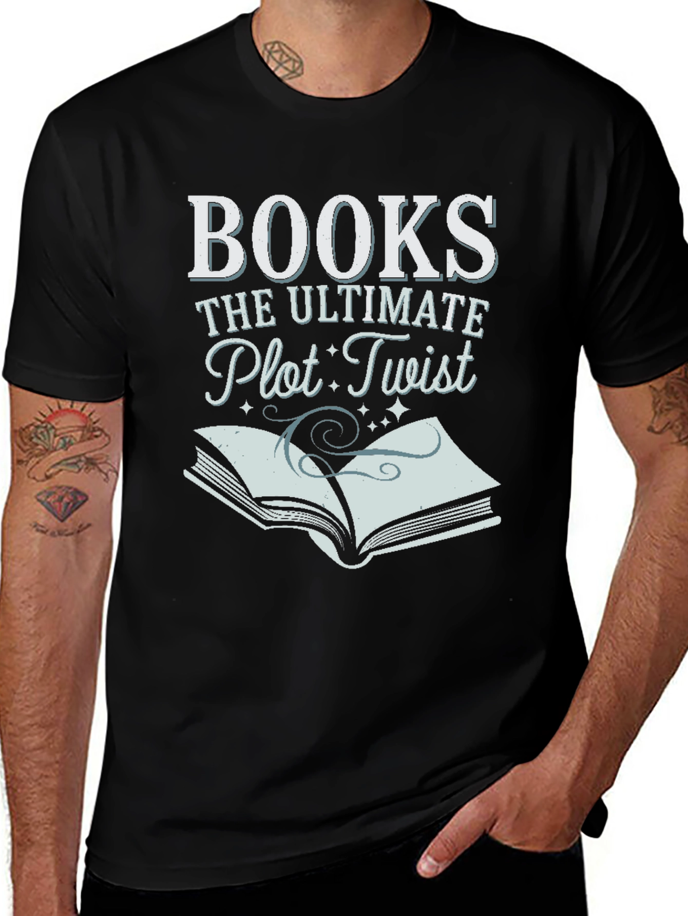 Variant 17 of Book Lover T-Shirt - The Ultimate Plot Twist