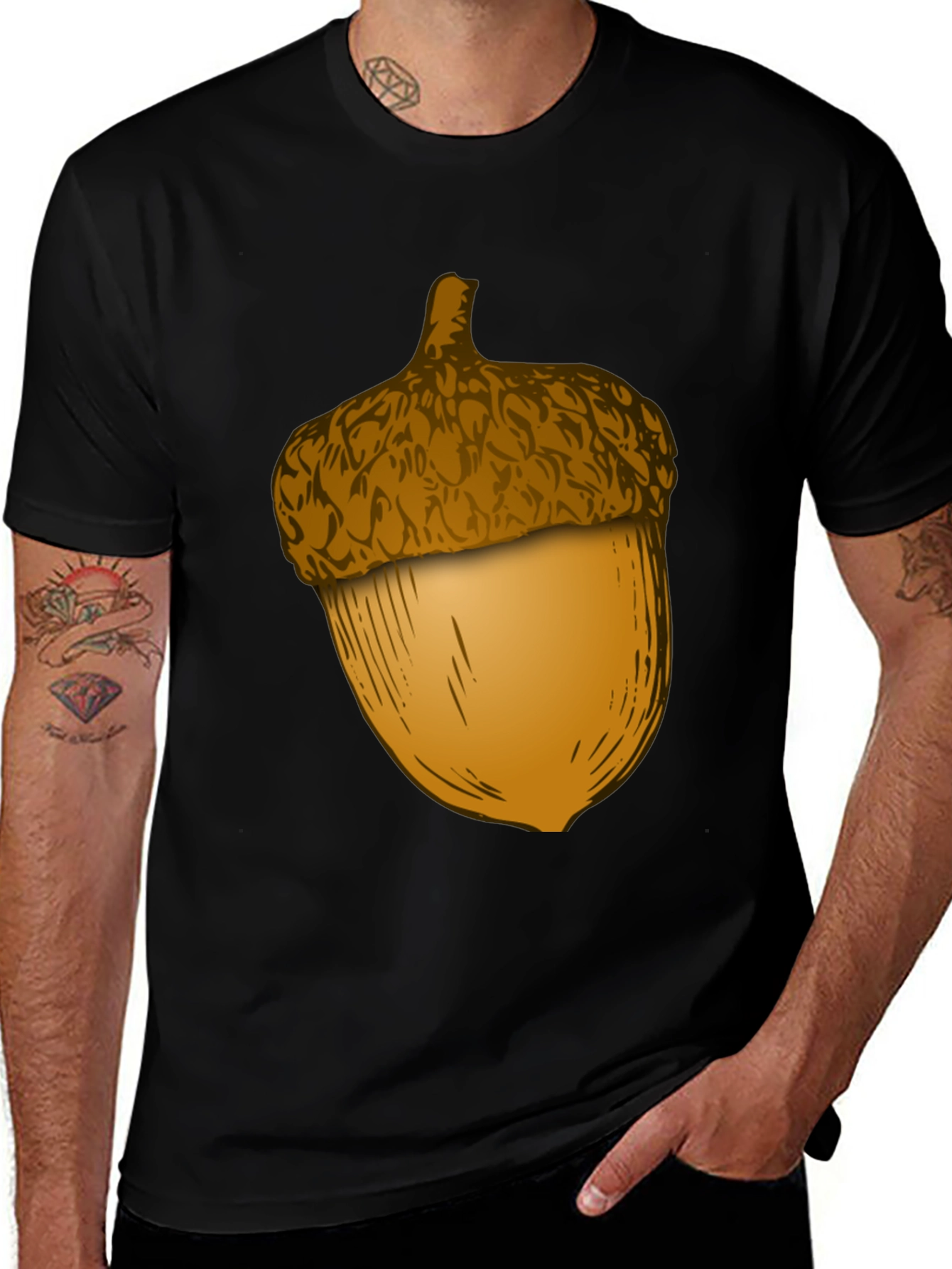 Variant 9 of Acorn Graphic Tee - Unisex Cotton T-Shirt
