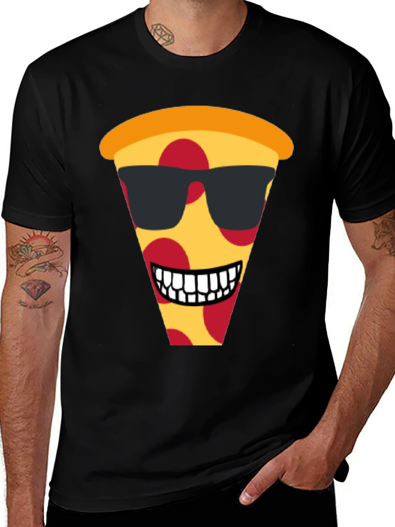 Variant 19 of Cool Pizza Slice Graphic Tee