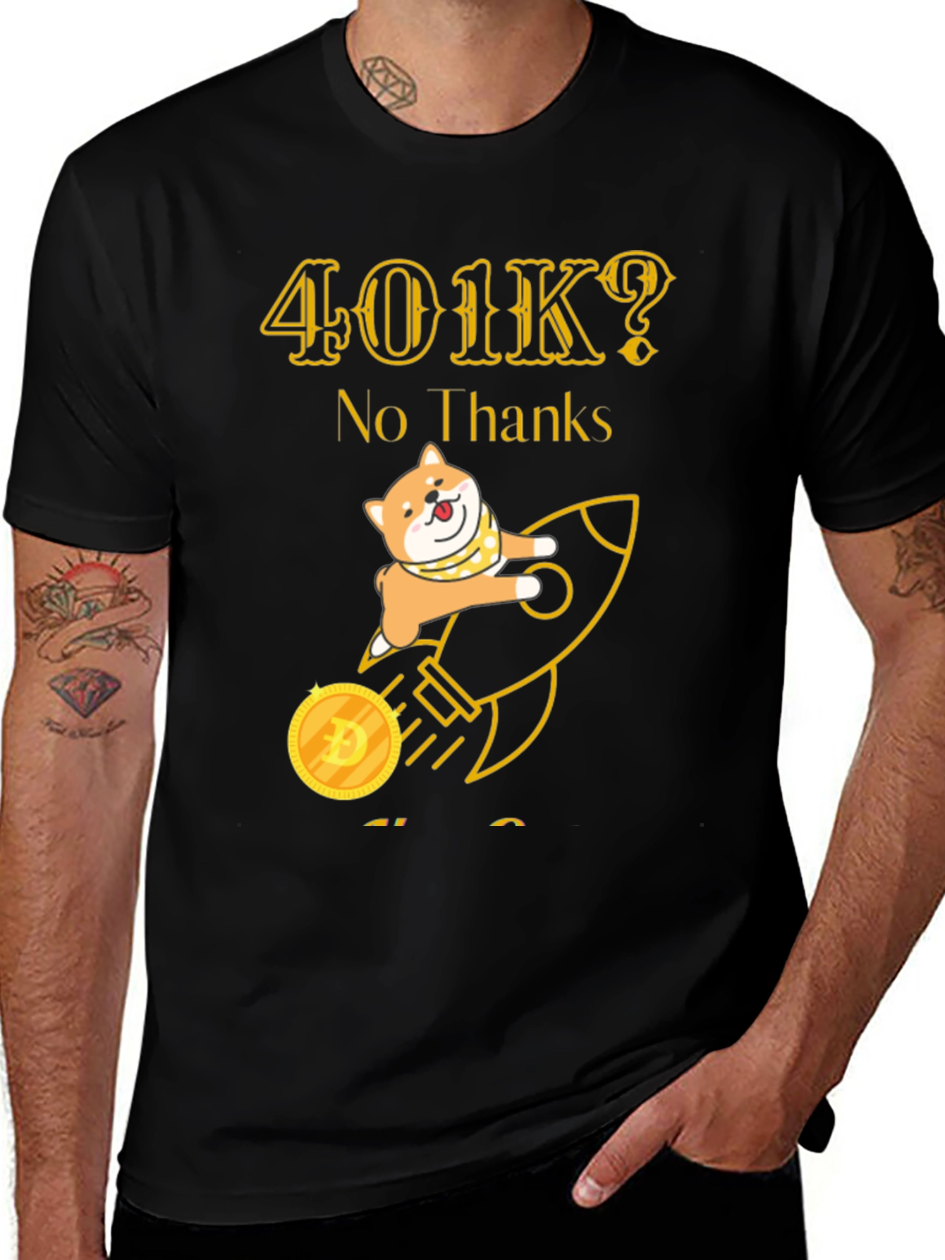 Variant 28 of 401K? No Thanks Meme T-Shirt