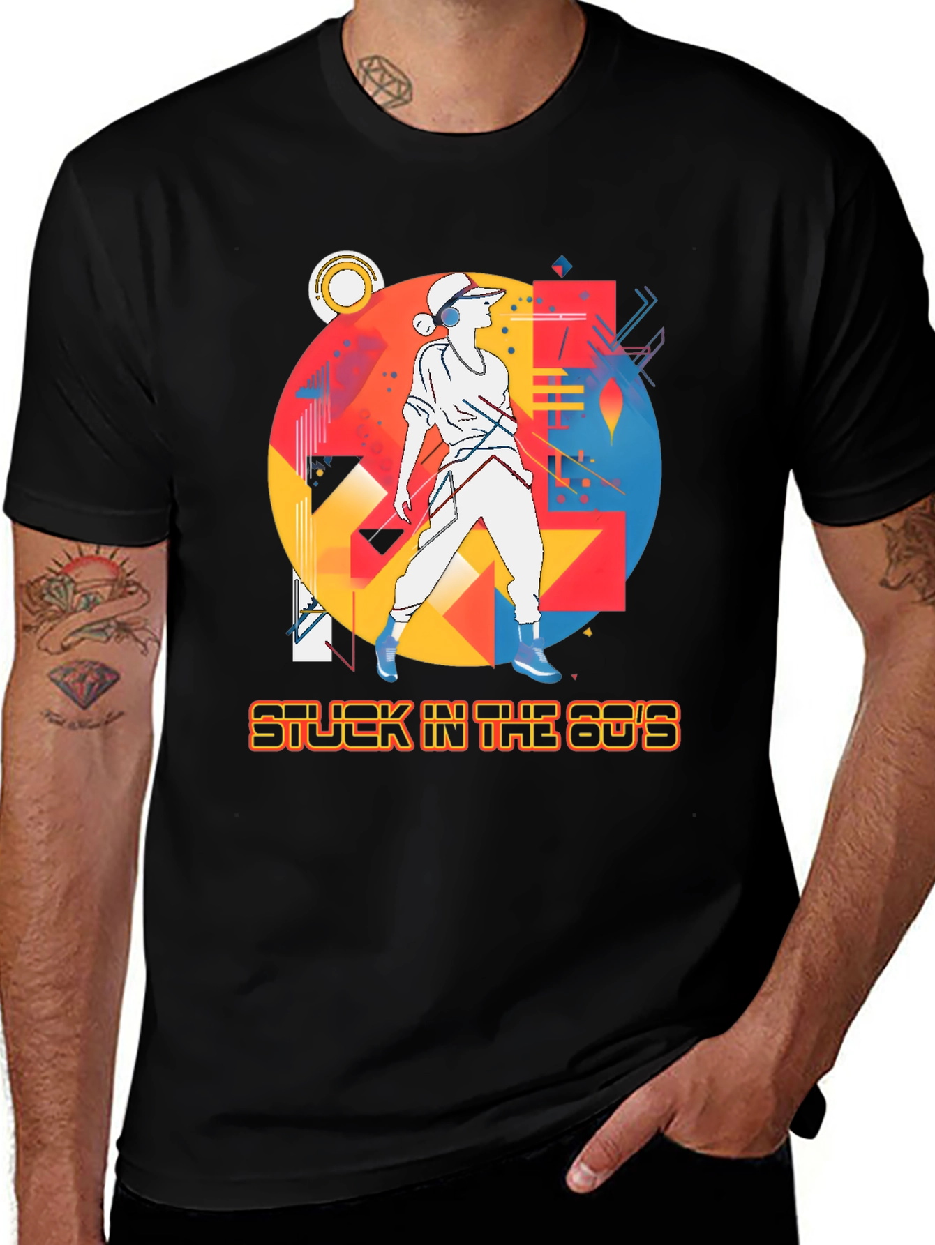 Variant 28 of Stuck In The 80's Graphic Tee - Retro Style
