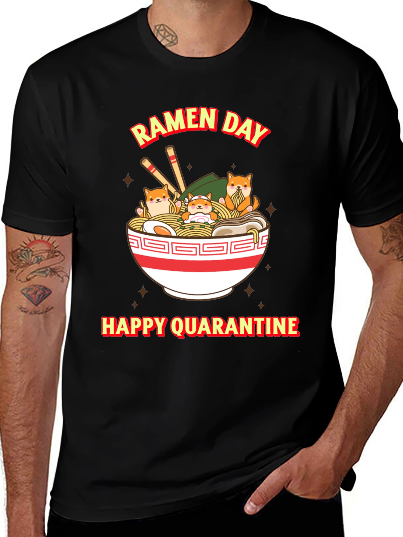 Ramen Day Happy Quarantine T-Shirt