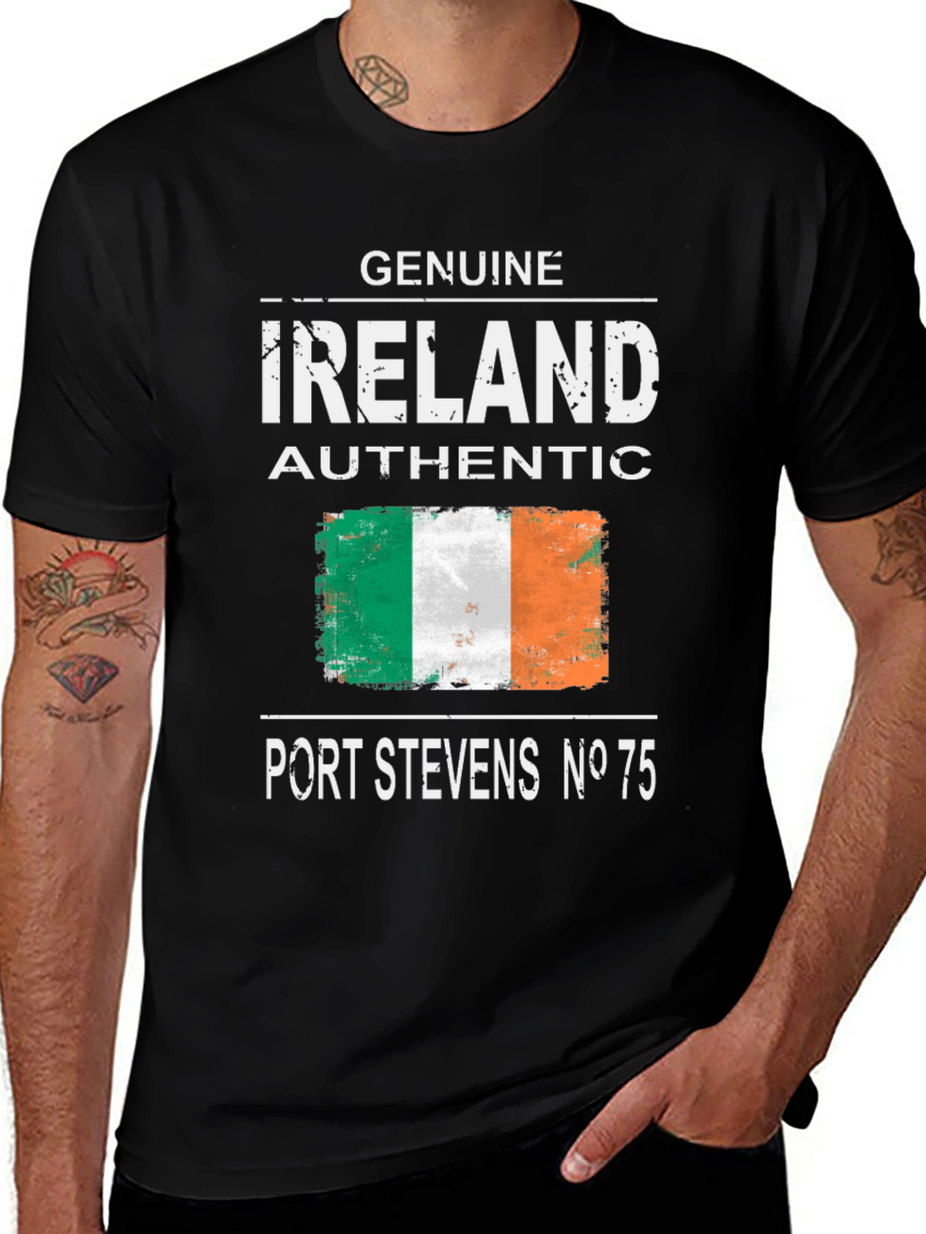 Genuine Ireland Authentic Flag T-Shirt