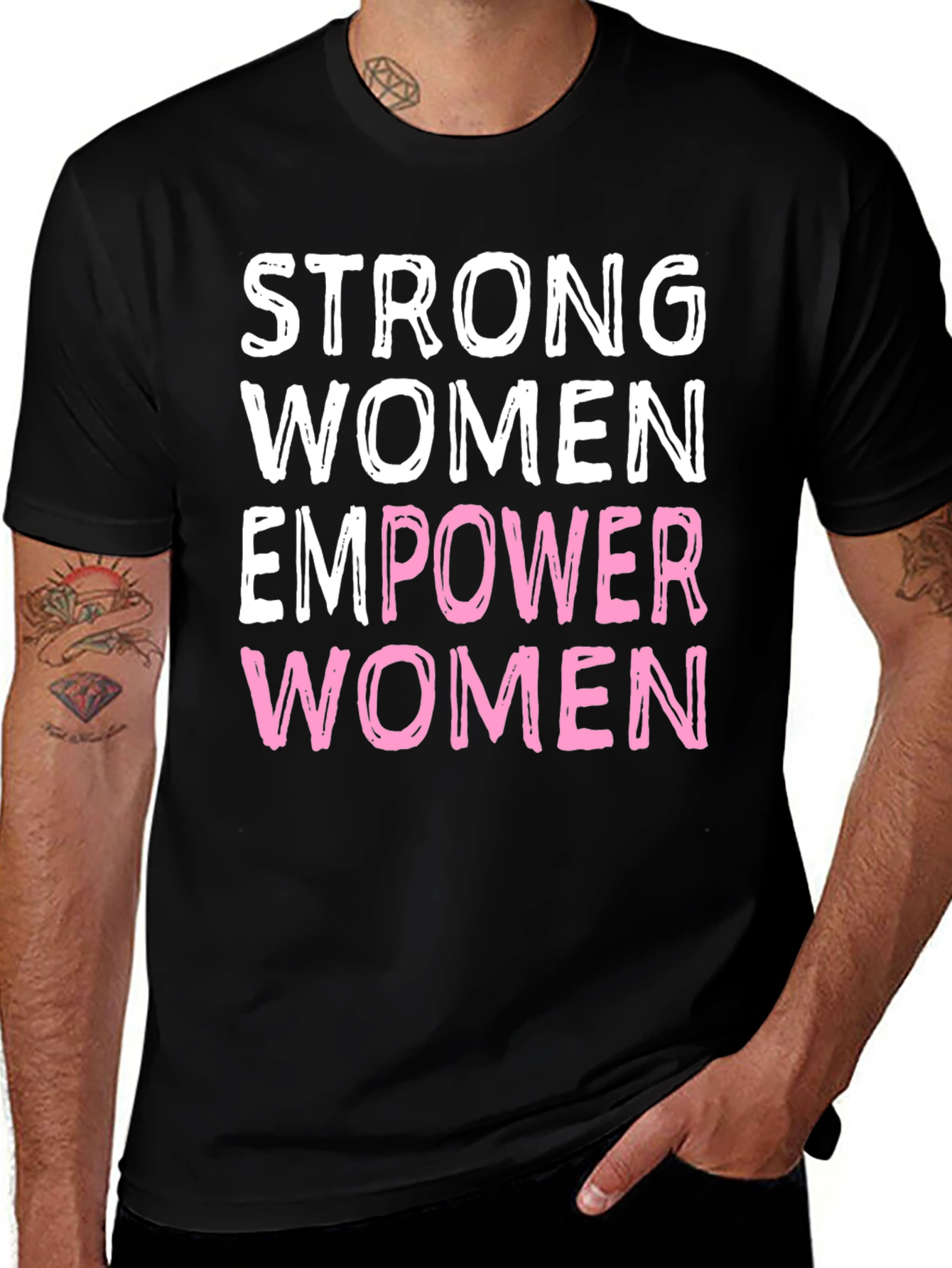 Variant 19 of Strong Women Empower Women Graphic Tee