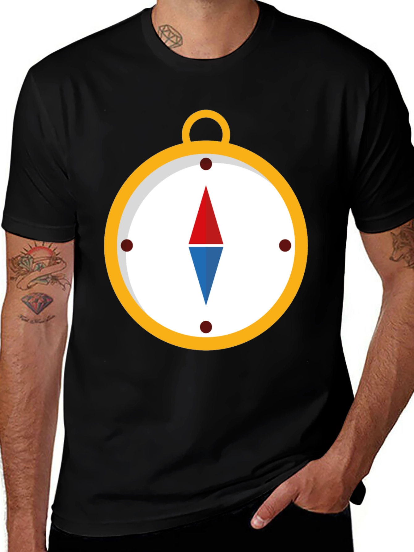 Variant 23 of Compass Graphic T-Shirt - Adventure Ready!