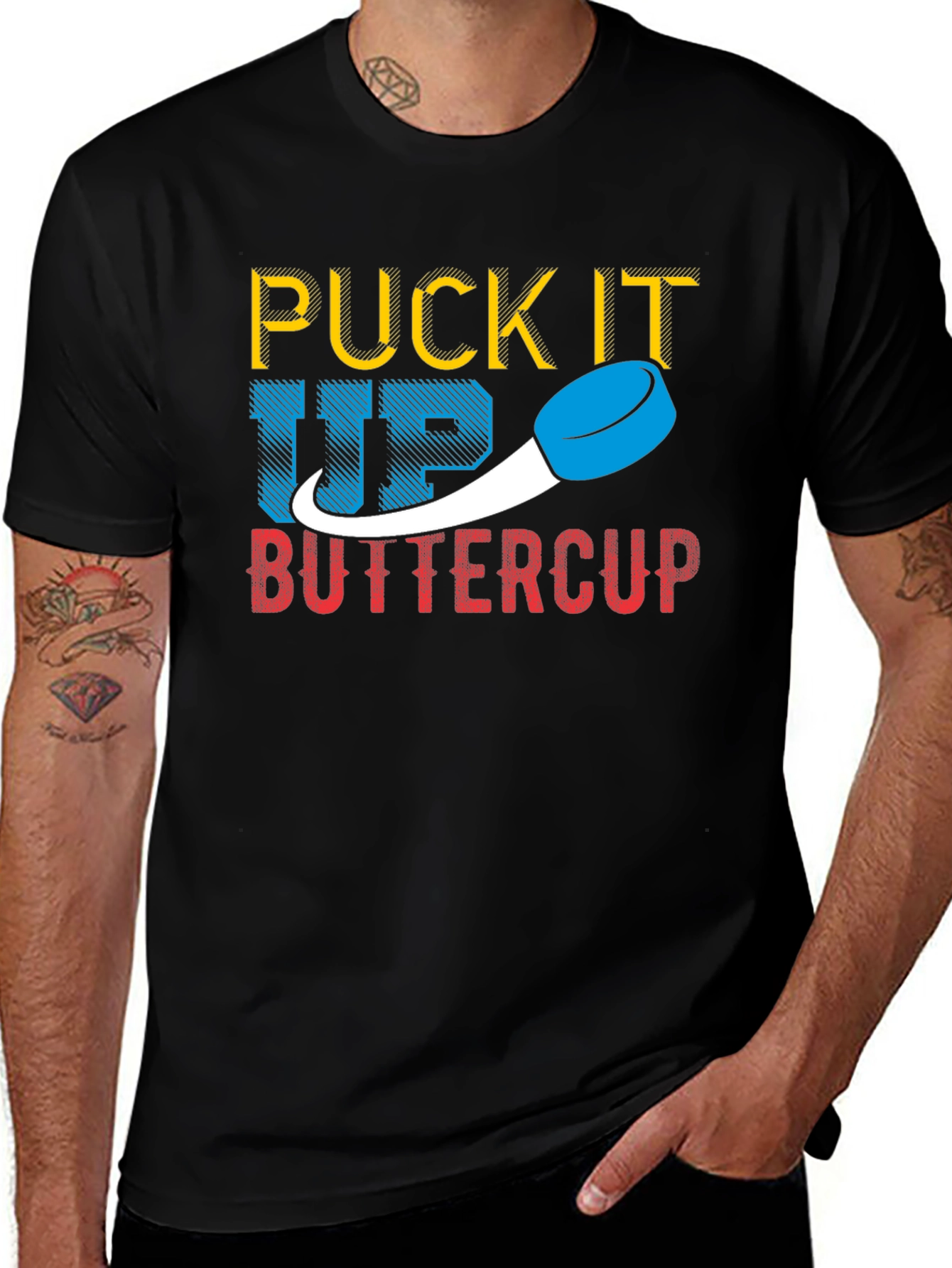 Variant 10 of Puck It Up Buttercup Graphic Tee
