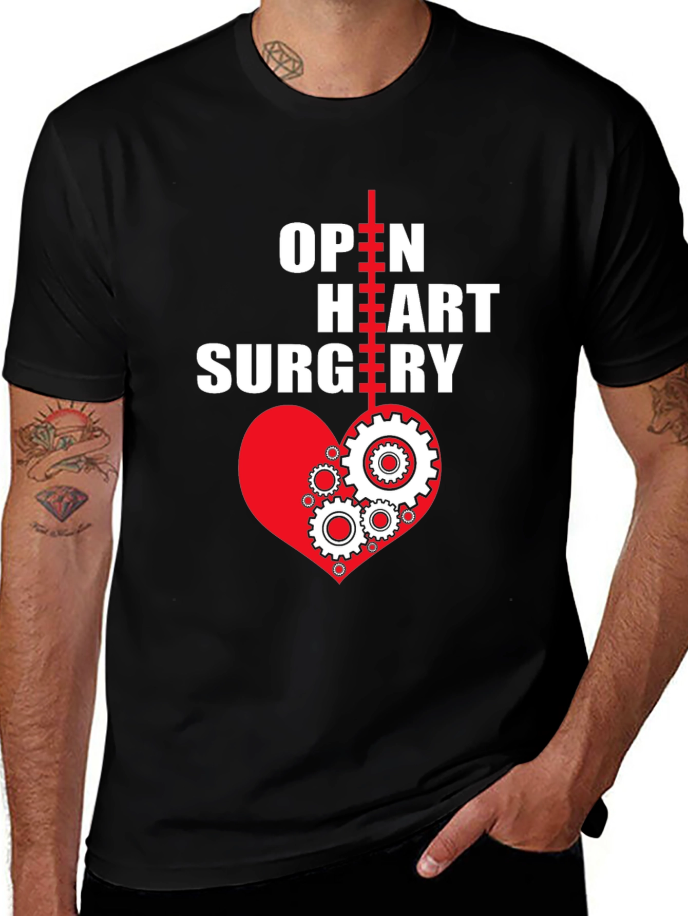 Variant 23 of Open Heart Surgery T-Shirt - Heart Gears