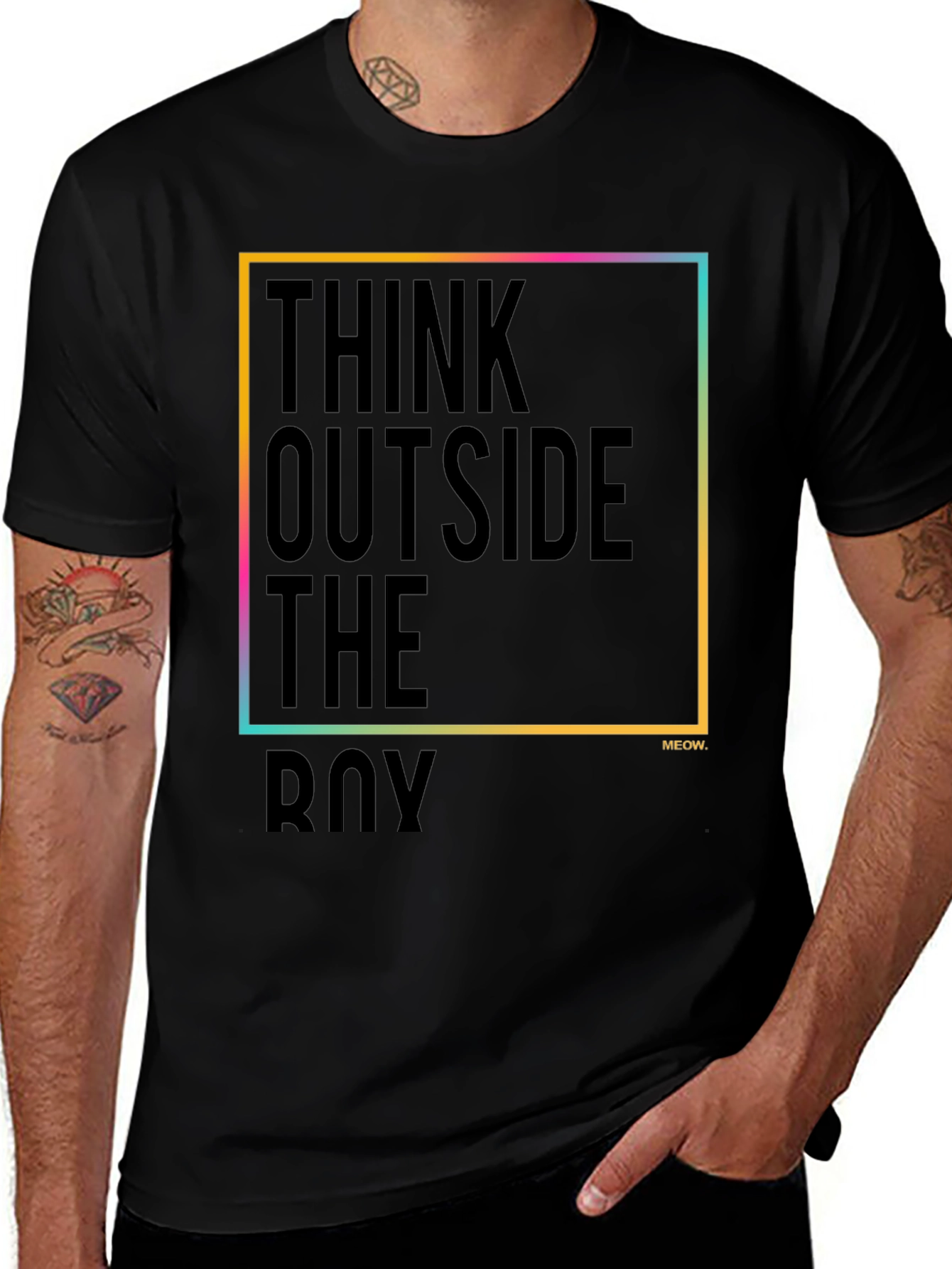 Think Outside the Box Graphic Tee