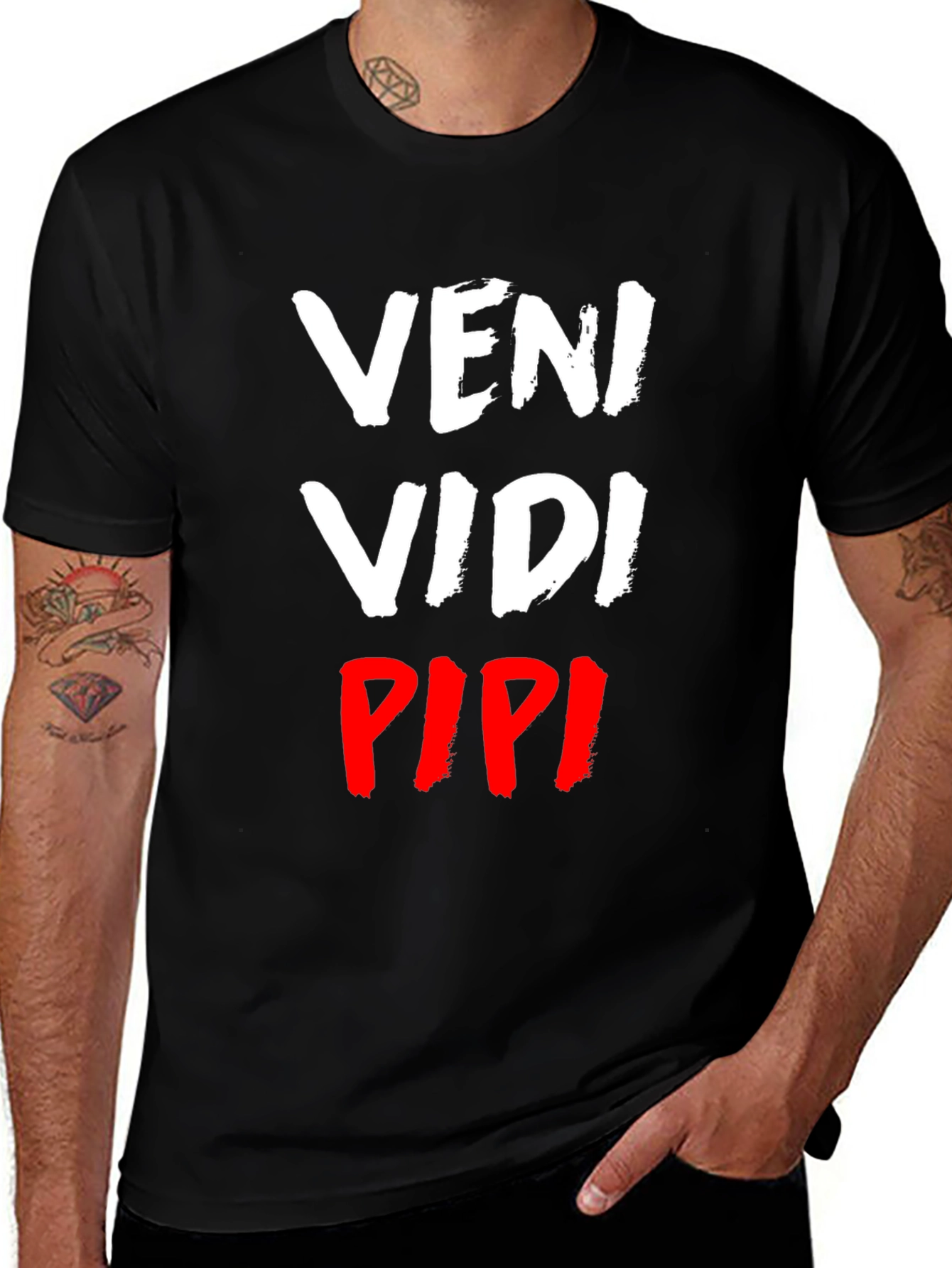 Variant 16 of Veni Vidi Pipi T-Shirt - Funny Statement Tee