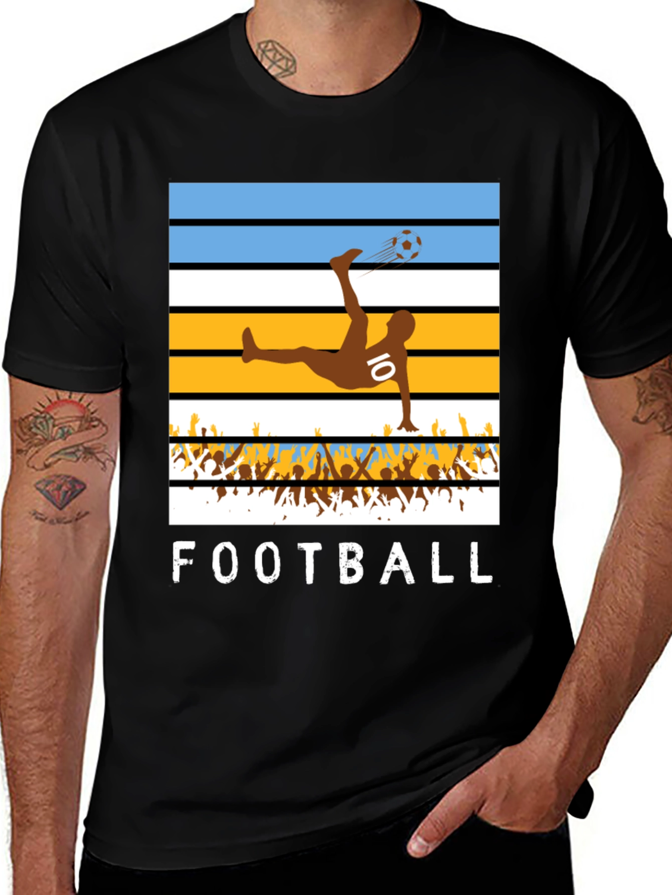 Variant 7 of Football Kick T-Shirt - Stylish Graphic Tee